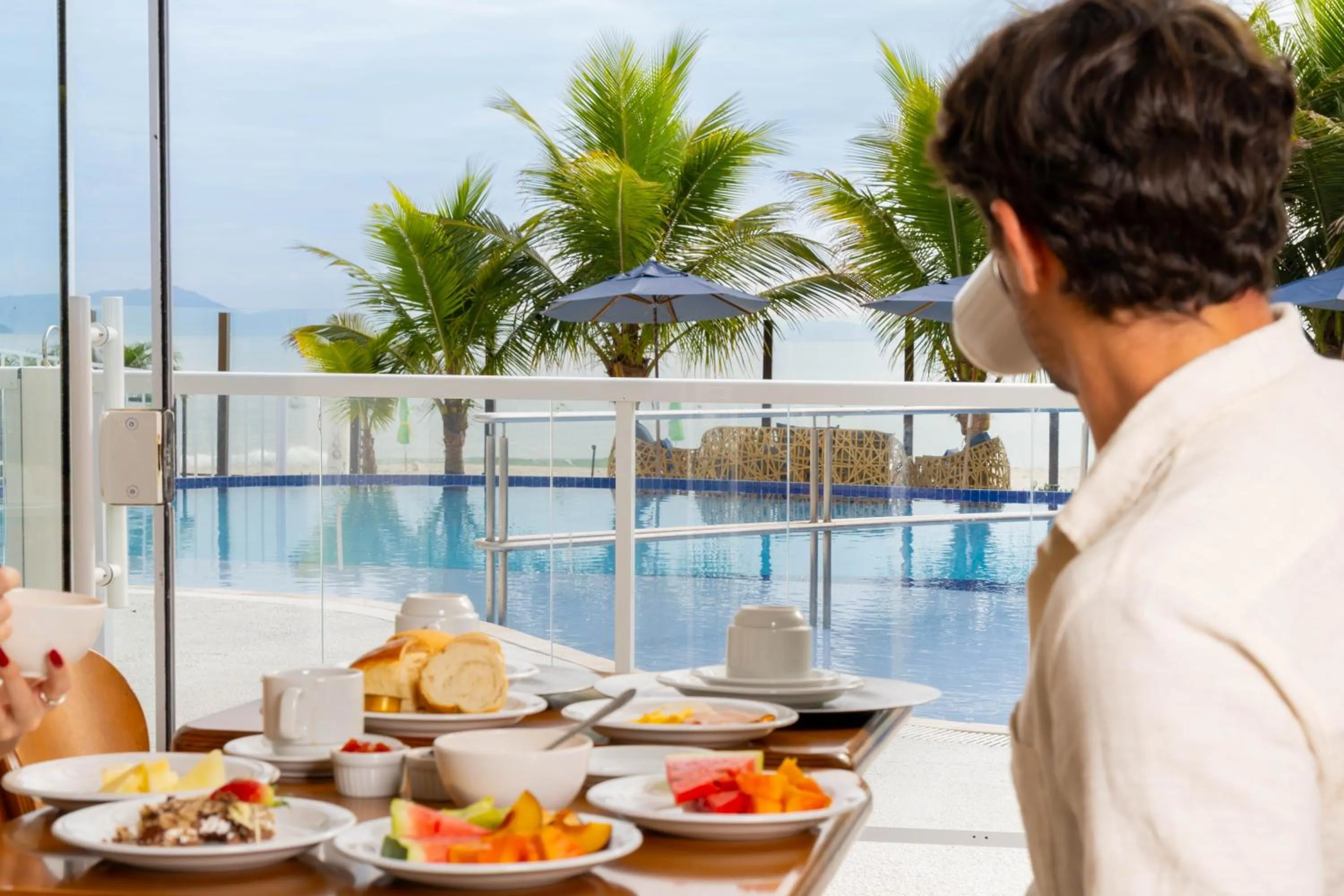 Pool view in Hotel Palace 1
