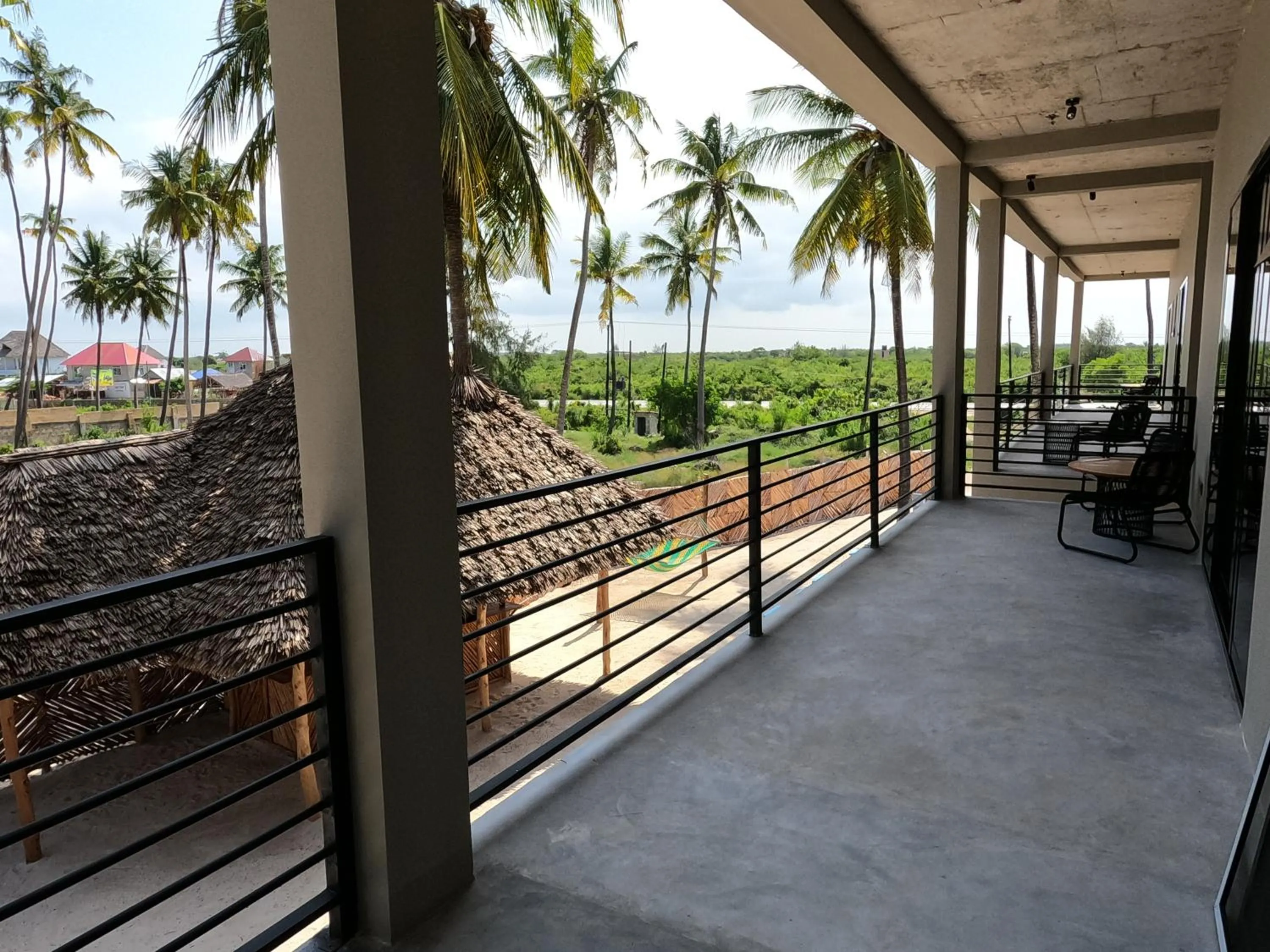 Patio in V Hotel in Paje