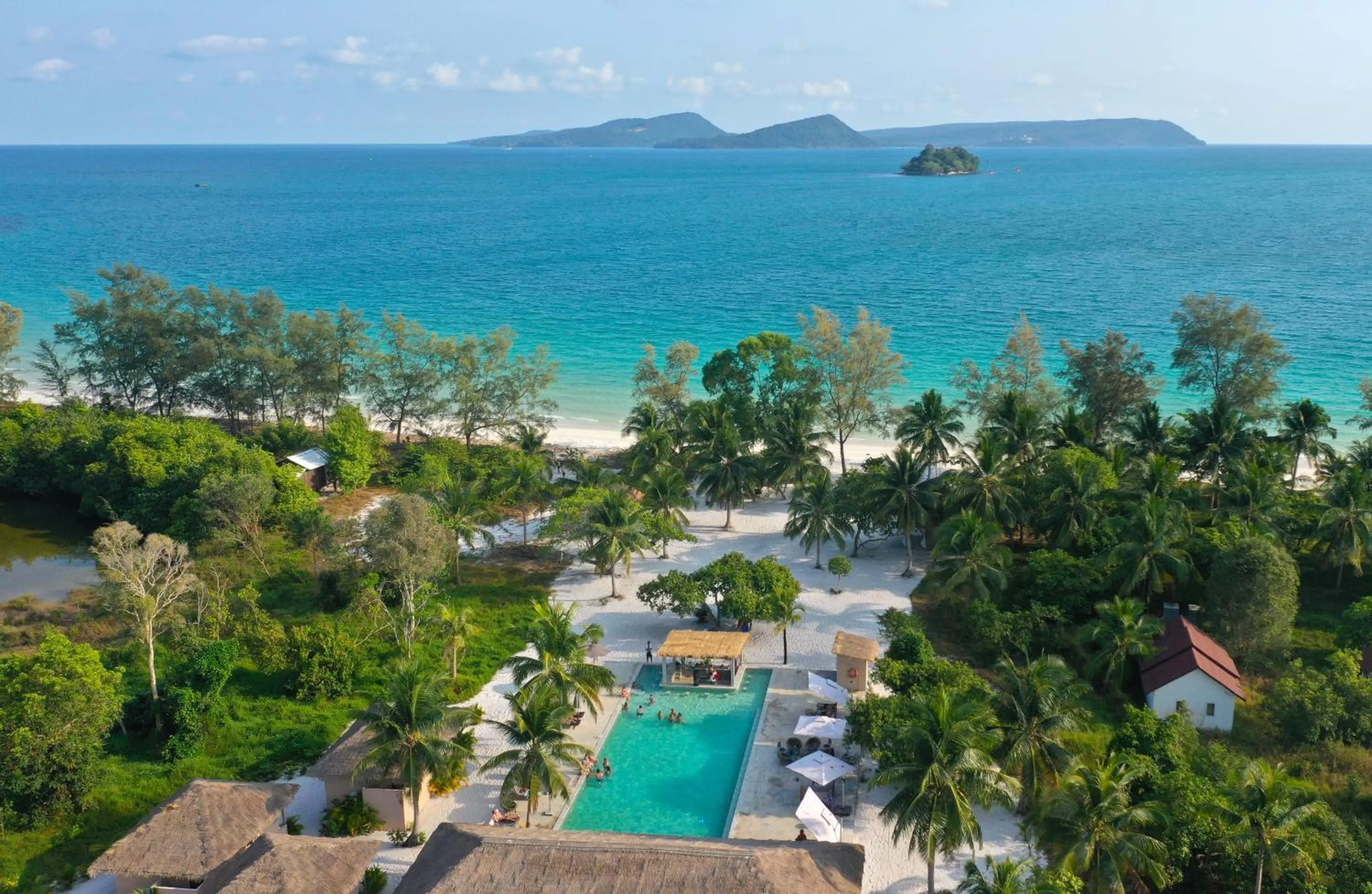 Bird's eye view in BeachWalk Koh Rong