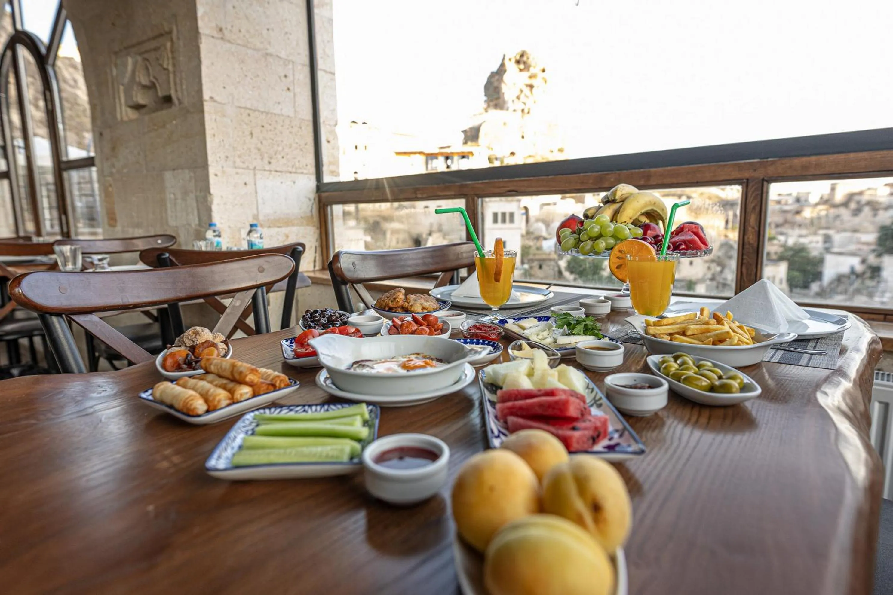 Breakfast in Serenus Cave Suites