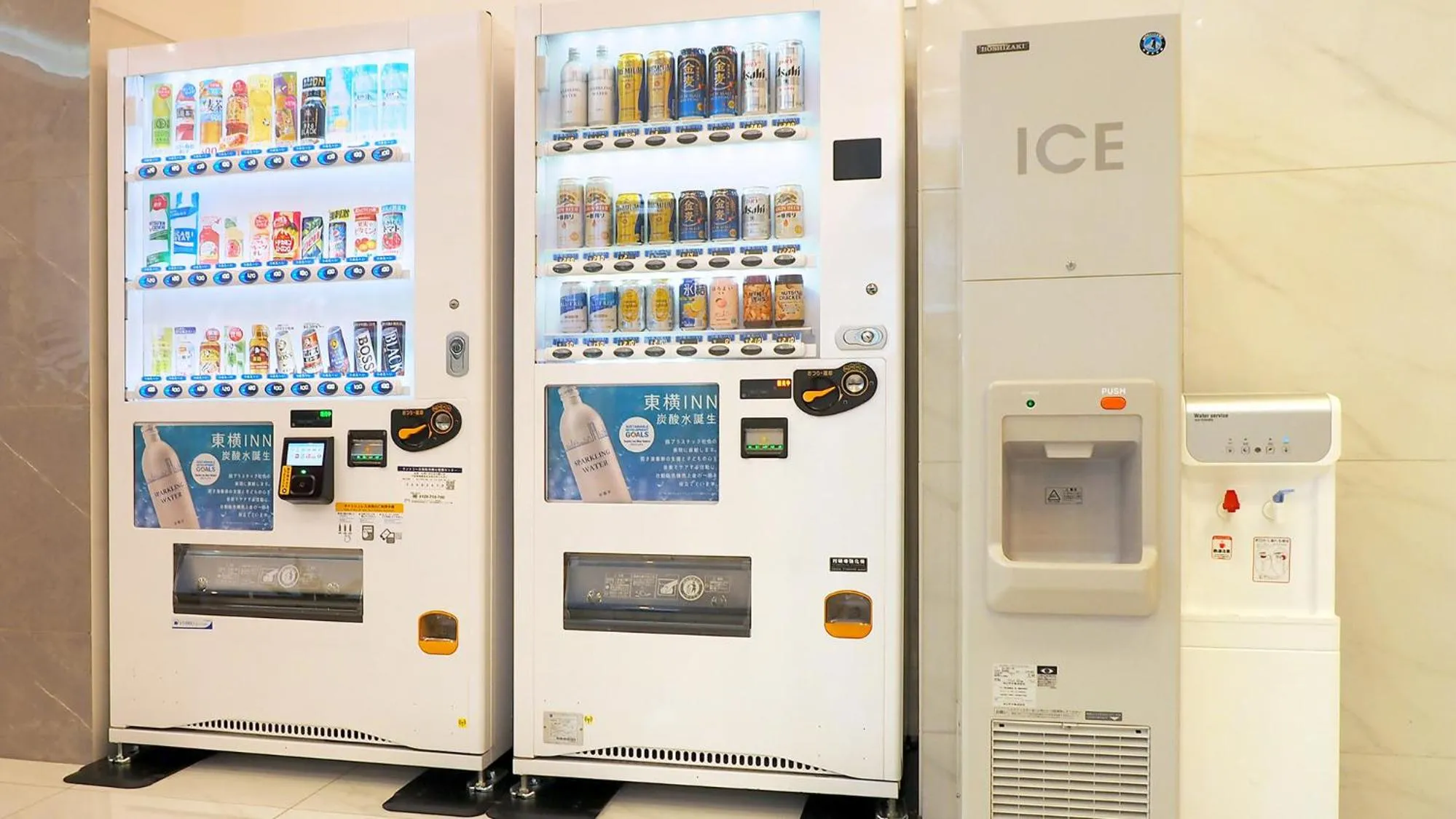 vending machine in Toyoko Inn Omori
