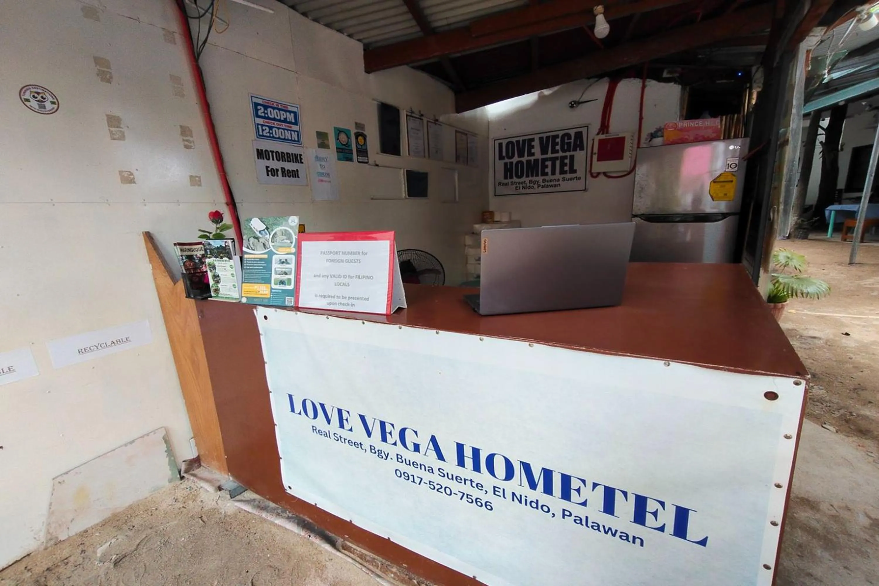 Property logo or sign in Love Vega Hometel El Nido near Beach