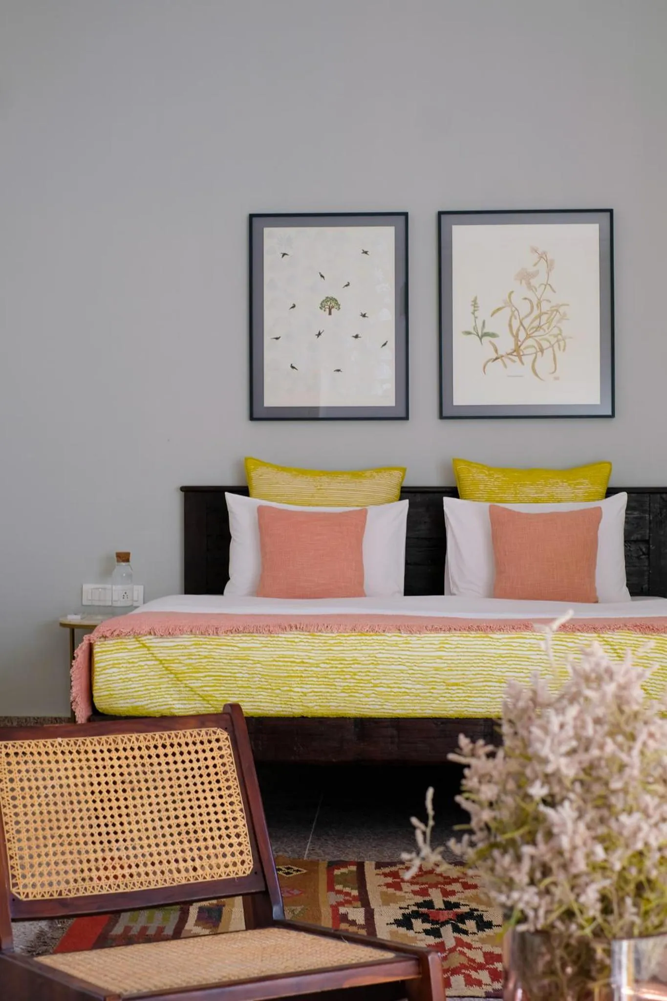 Bed in Kaner Retreat - India's First Desert Botanical Resort