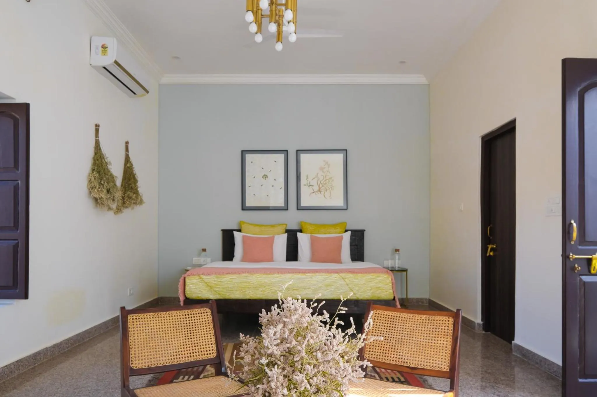 Bed in Kaner Retreat - India's First Desert Botanical Resort