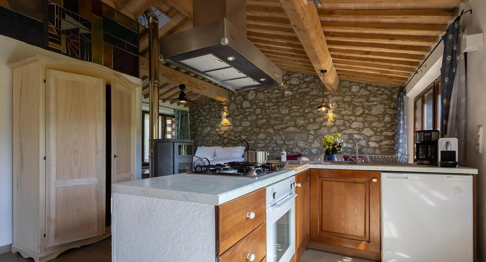 Kitchen or kitchenette in Ca'Novae - Tuscany Farmhouse
