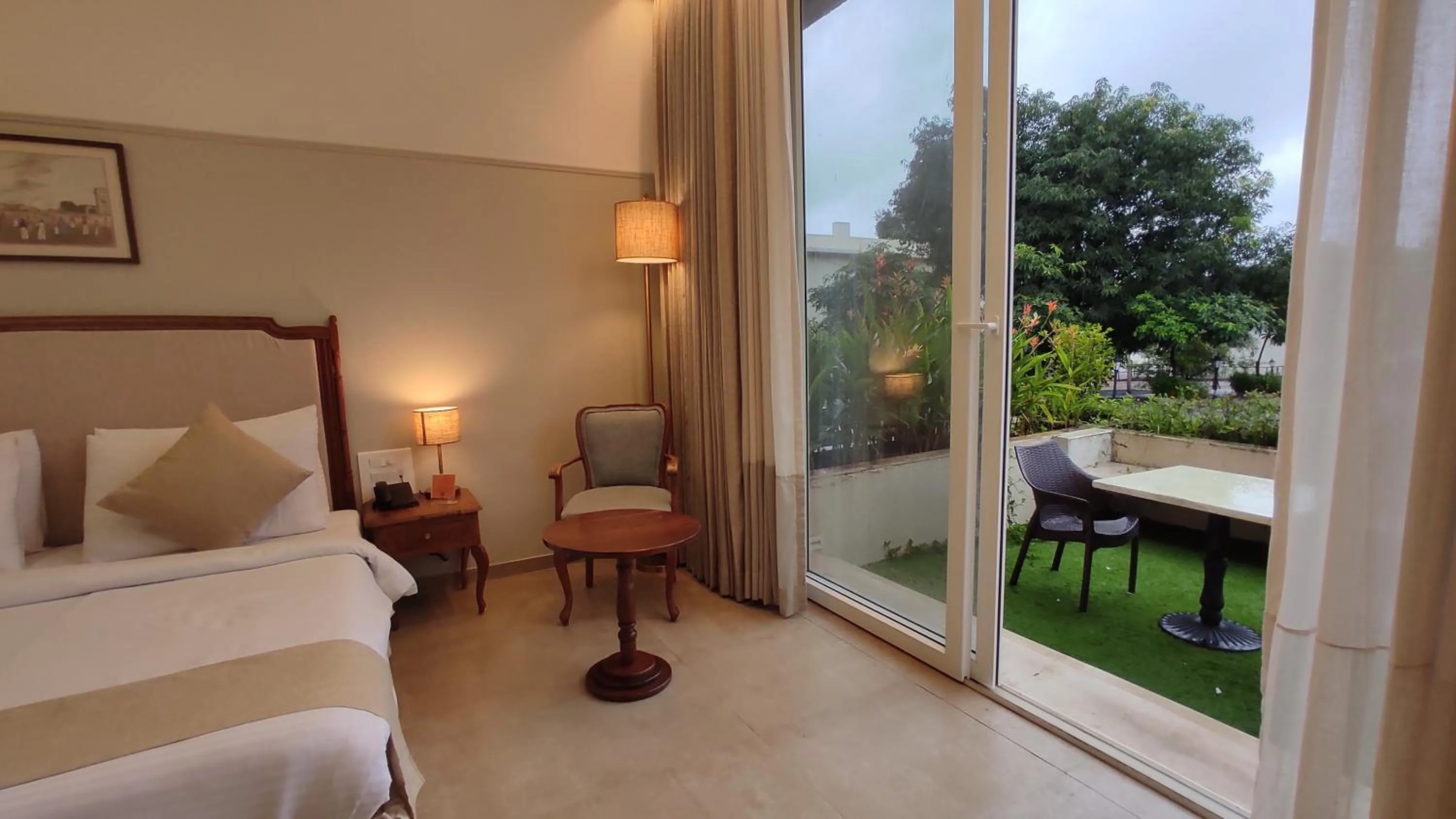 View (from property/room), Bed in juSTa Rudra Resort & Spa