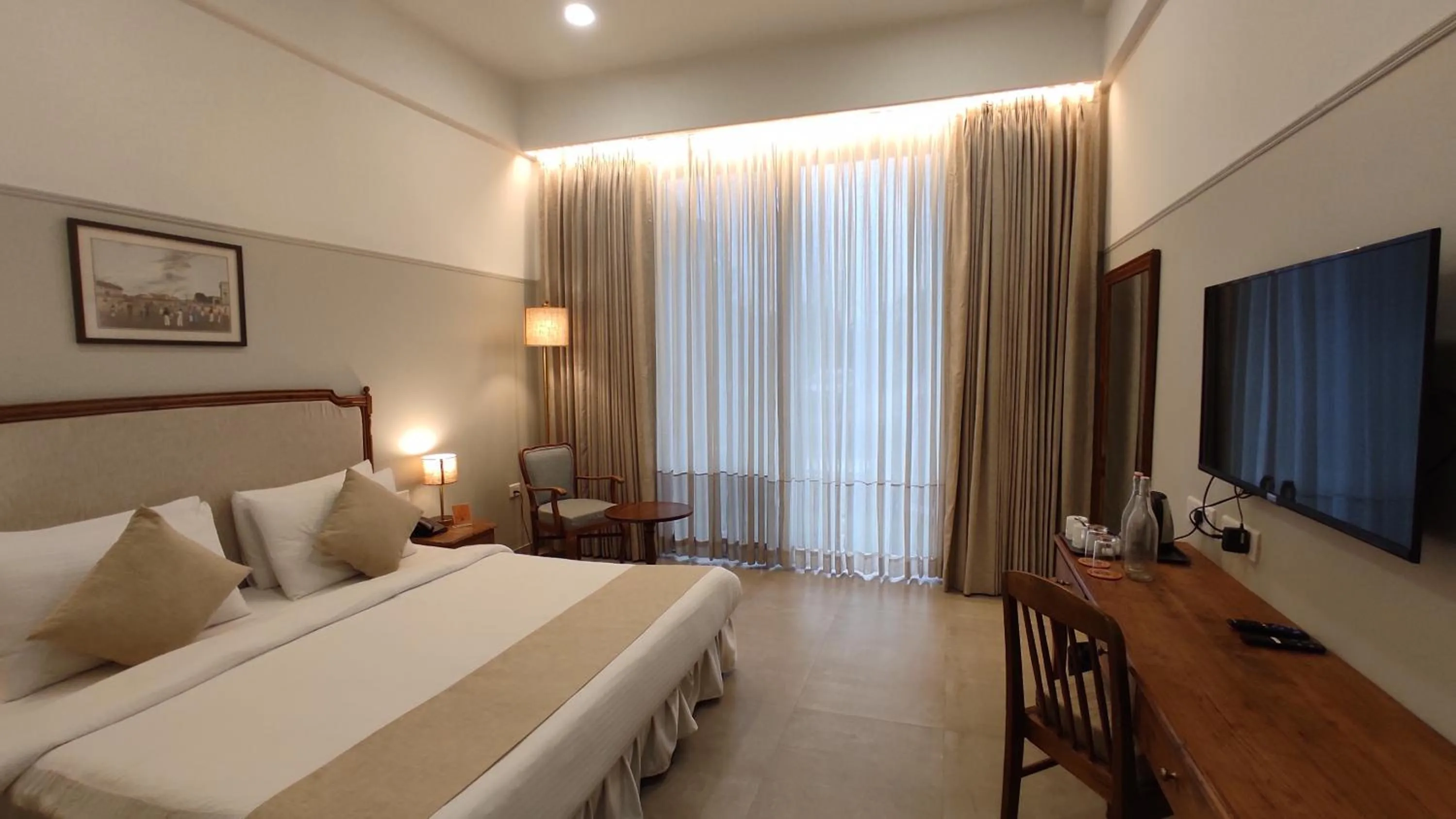 View (from property/room), Bed in juSTa Rudra Resort & Spa