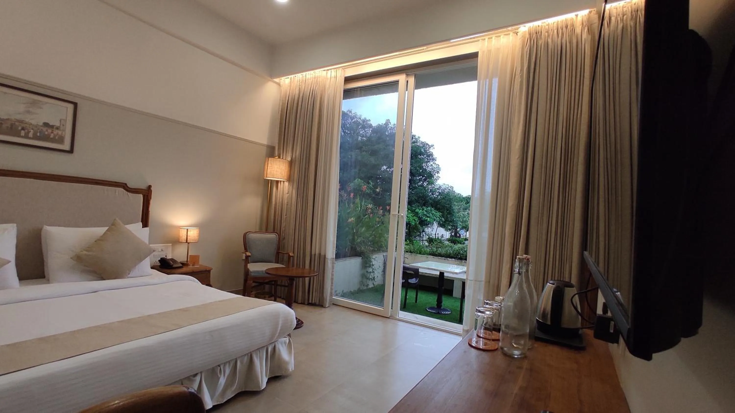 View (from property/room), Bed in juSTa Rudra Resort & Spa