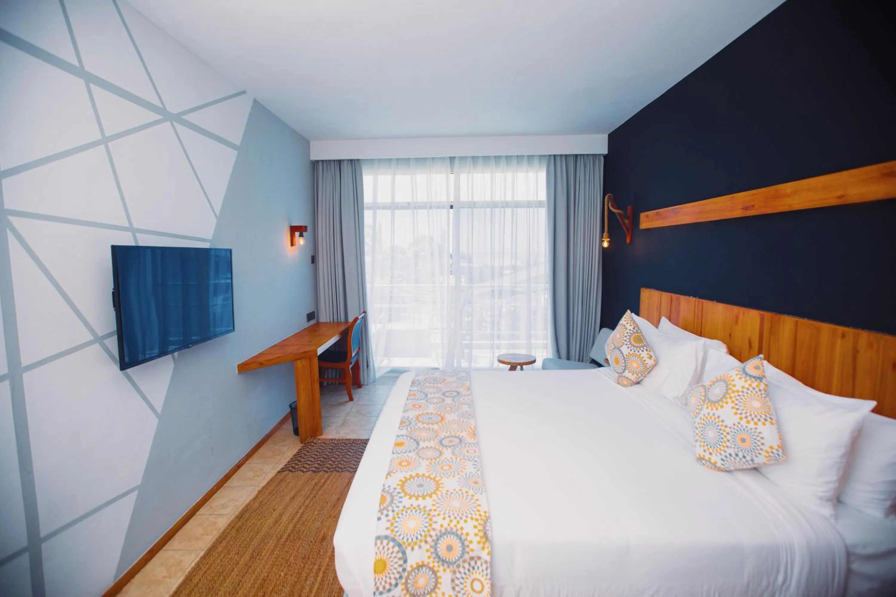 Bedroom in Giraffe Beach Hotel