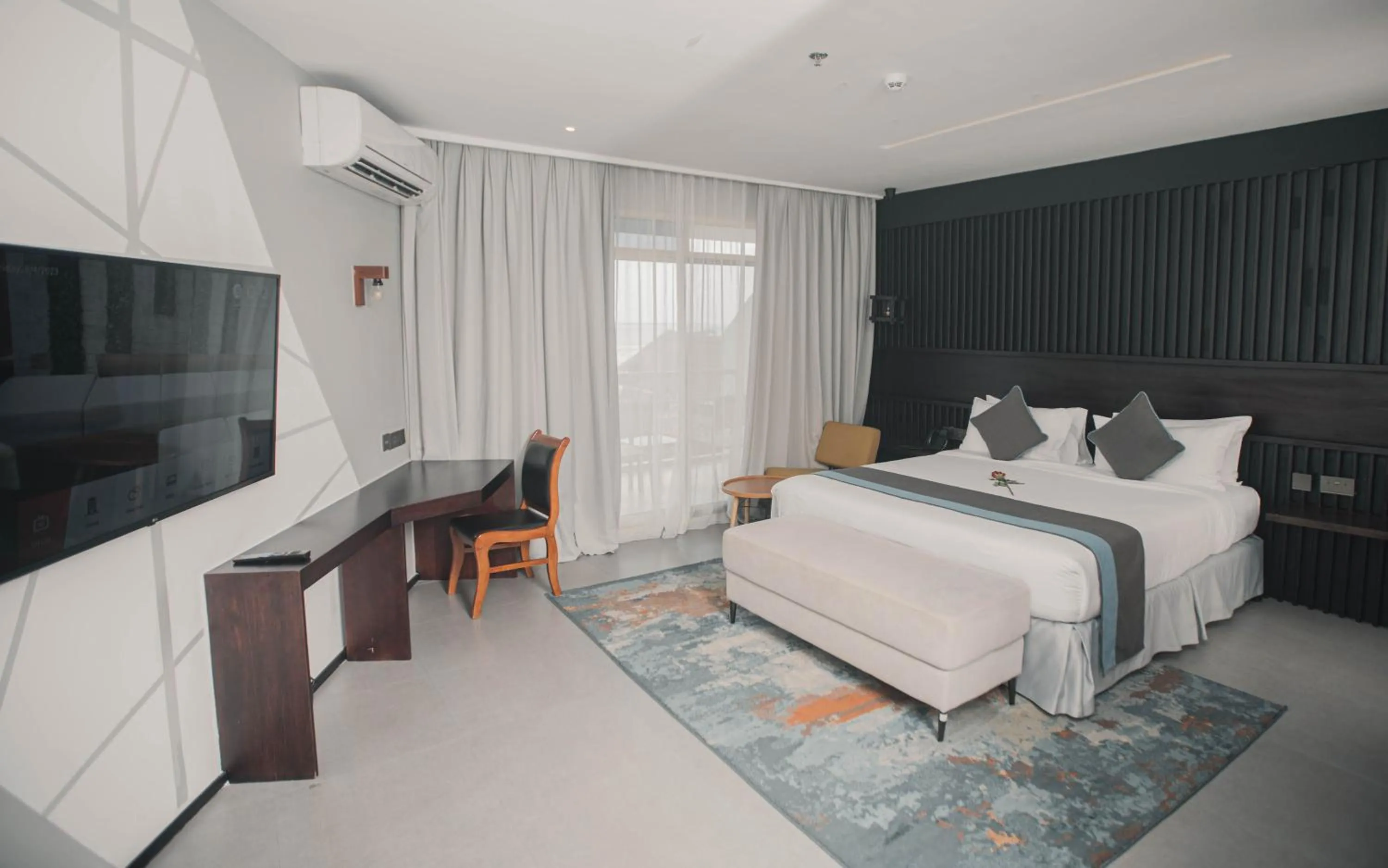 Bedroom in Giraffe Beach Hotel