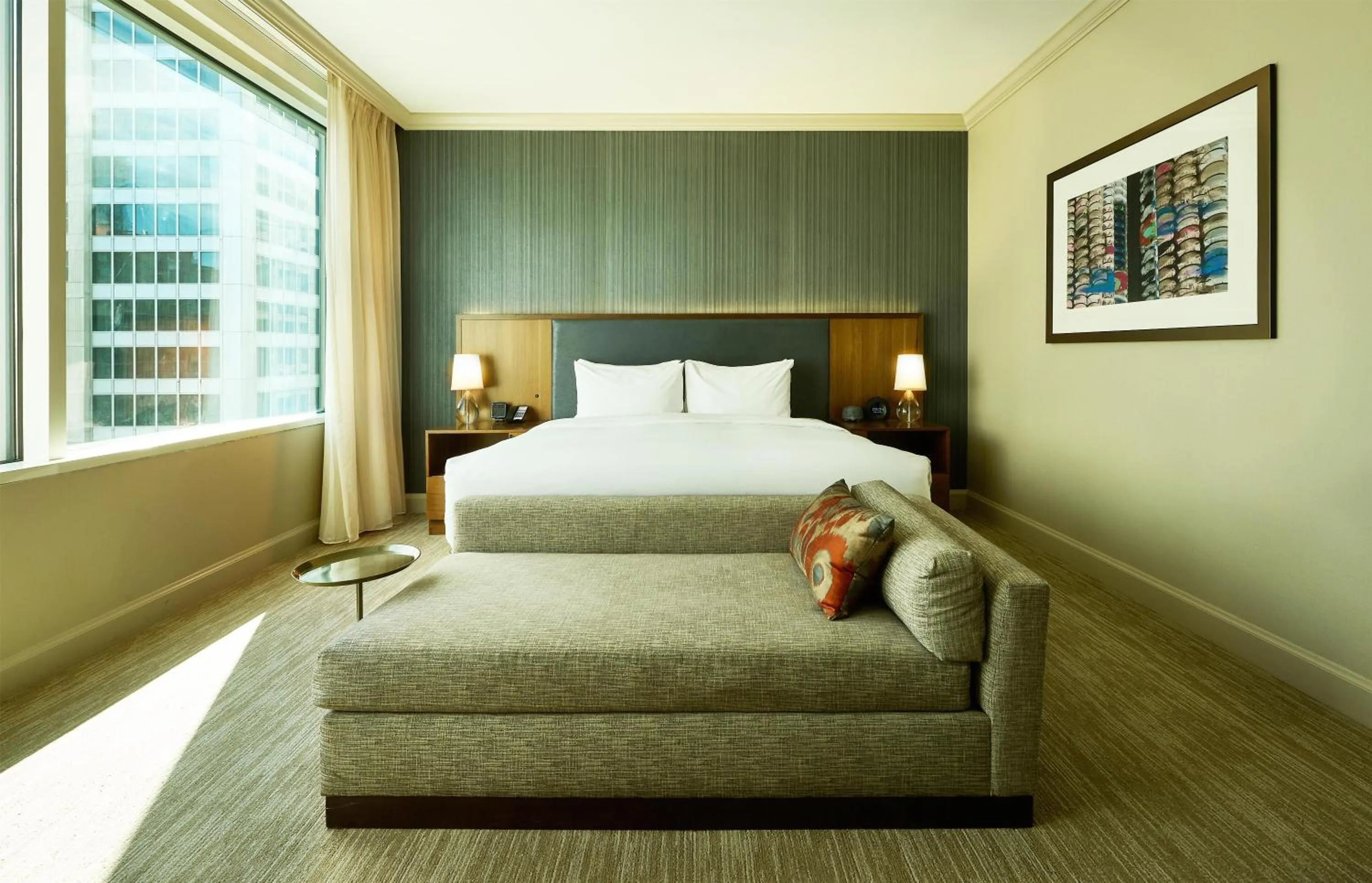Photo of the whole room, Bed in Hyatt Centric Chicago Magnificent Mile