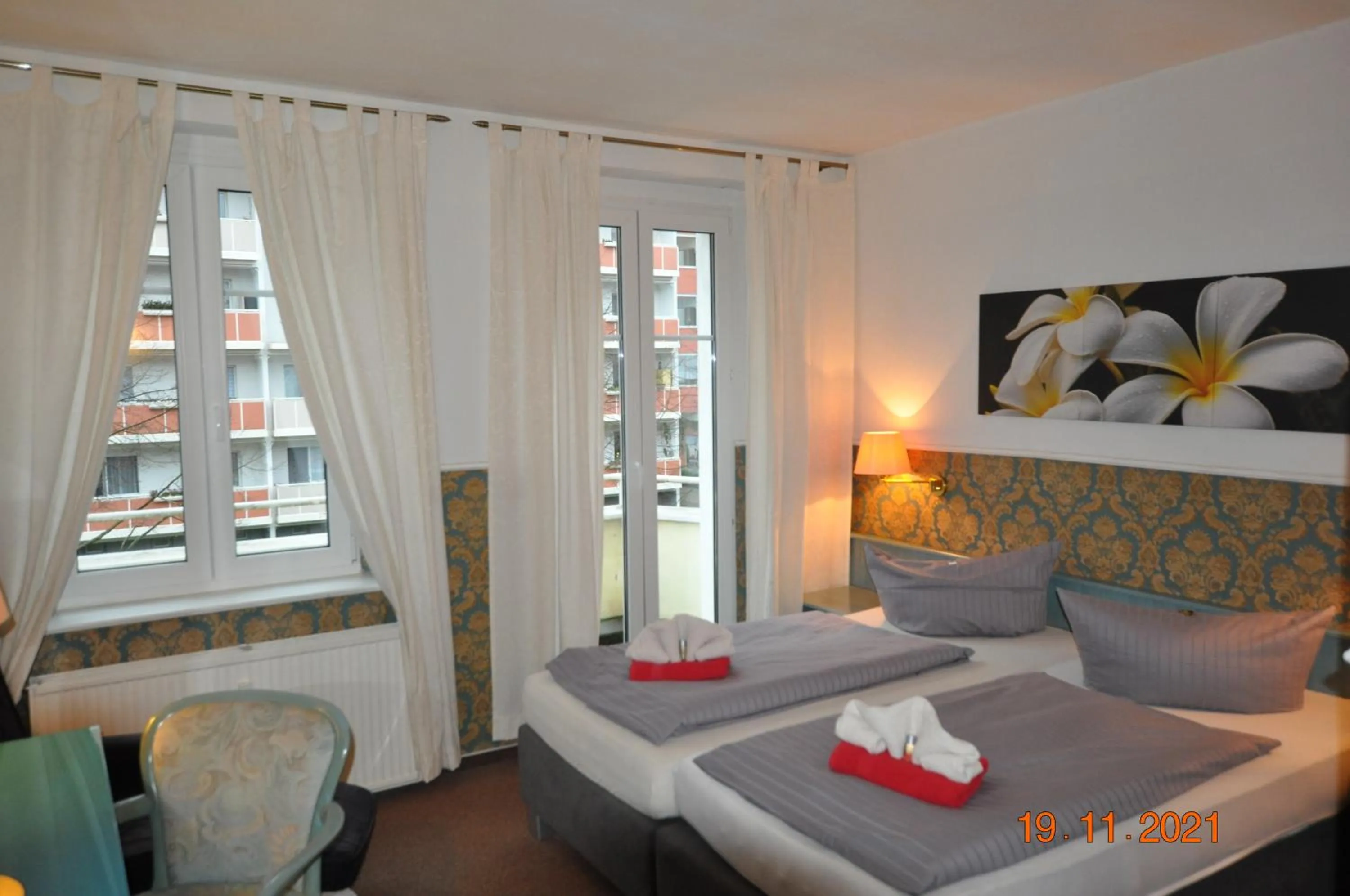 Bedroom, Bed in Parkhotel Schwedt