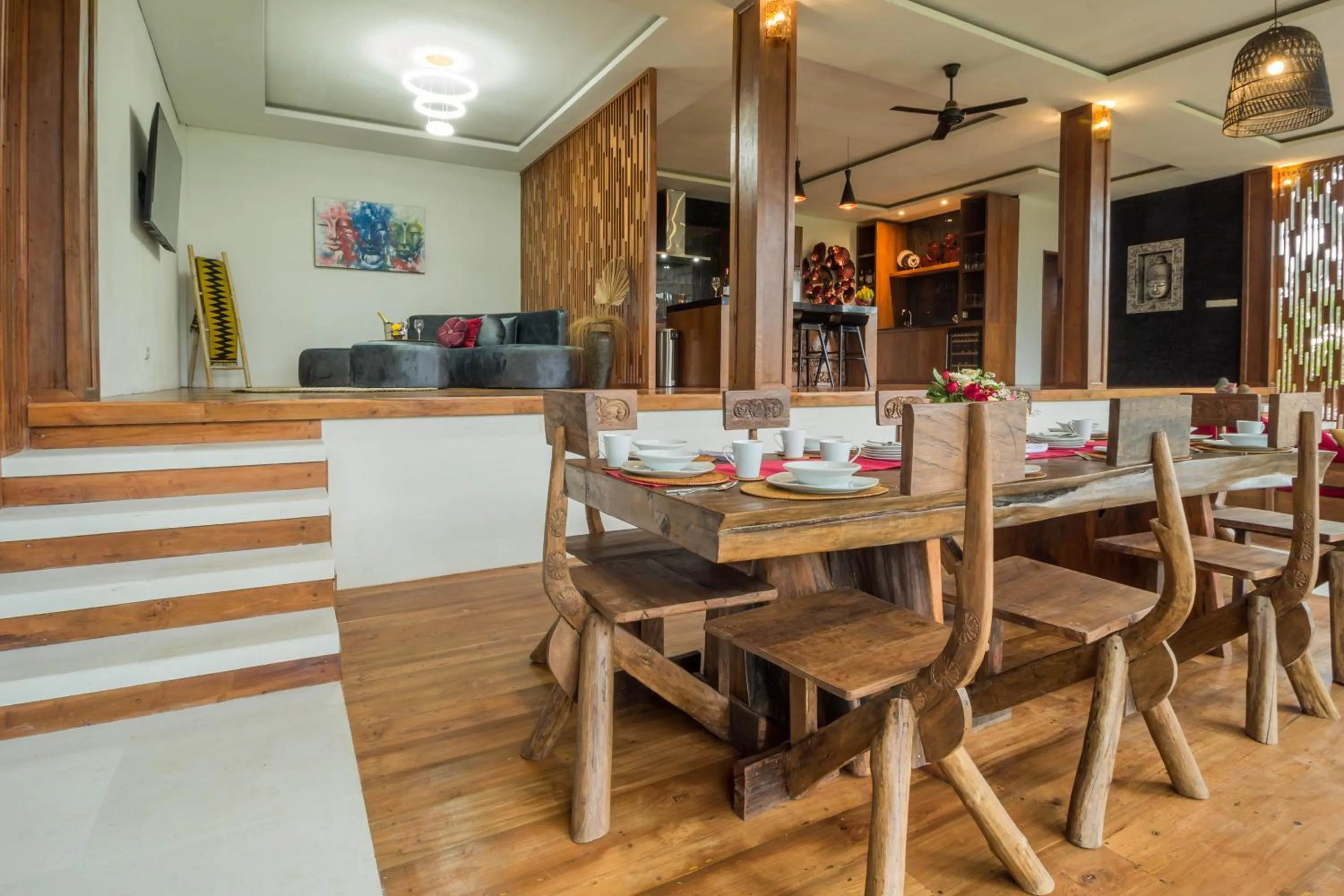 Seating area in Masakali Retreat