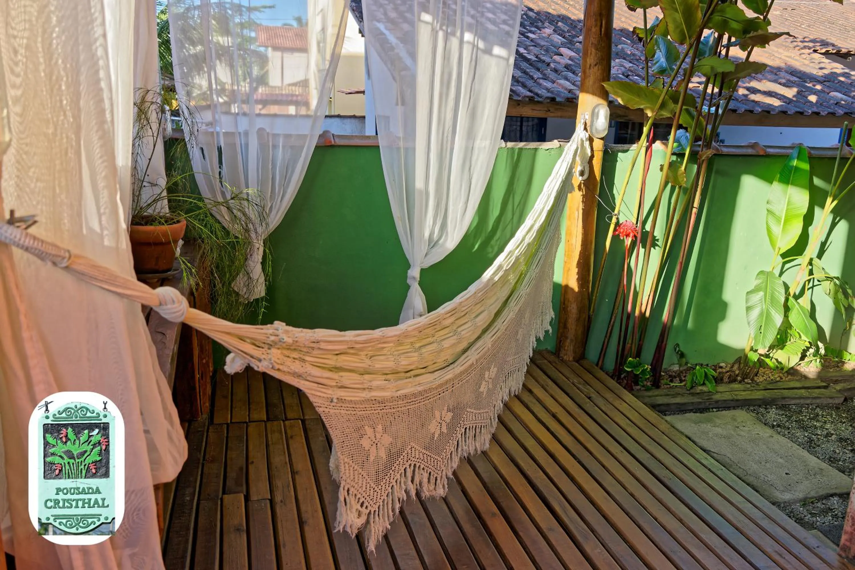 Garden in Pousada Cristhal Paraty