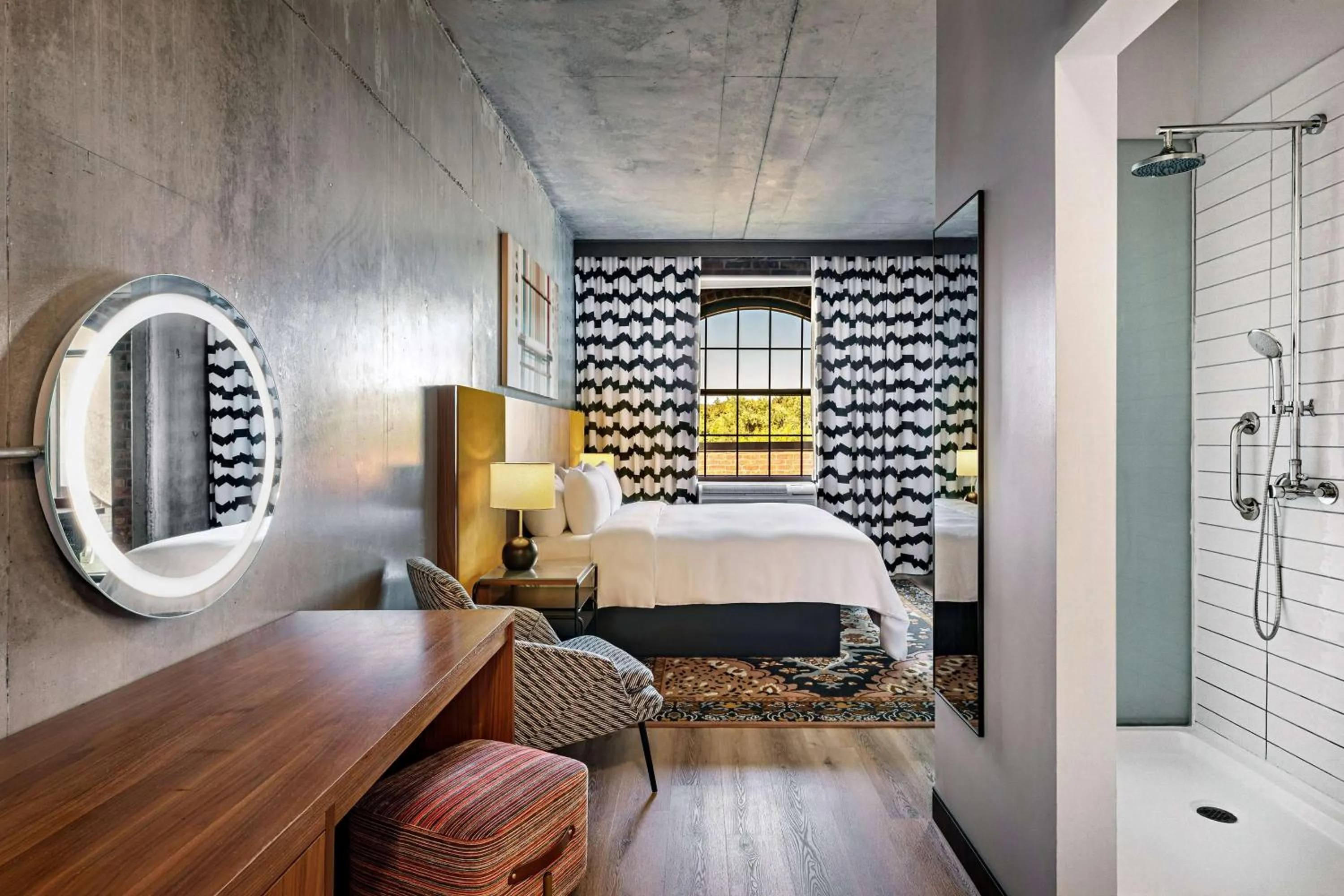 Bedroom, Bed in The LOOM Hotel, Tapestry Collection by Hilton