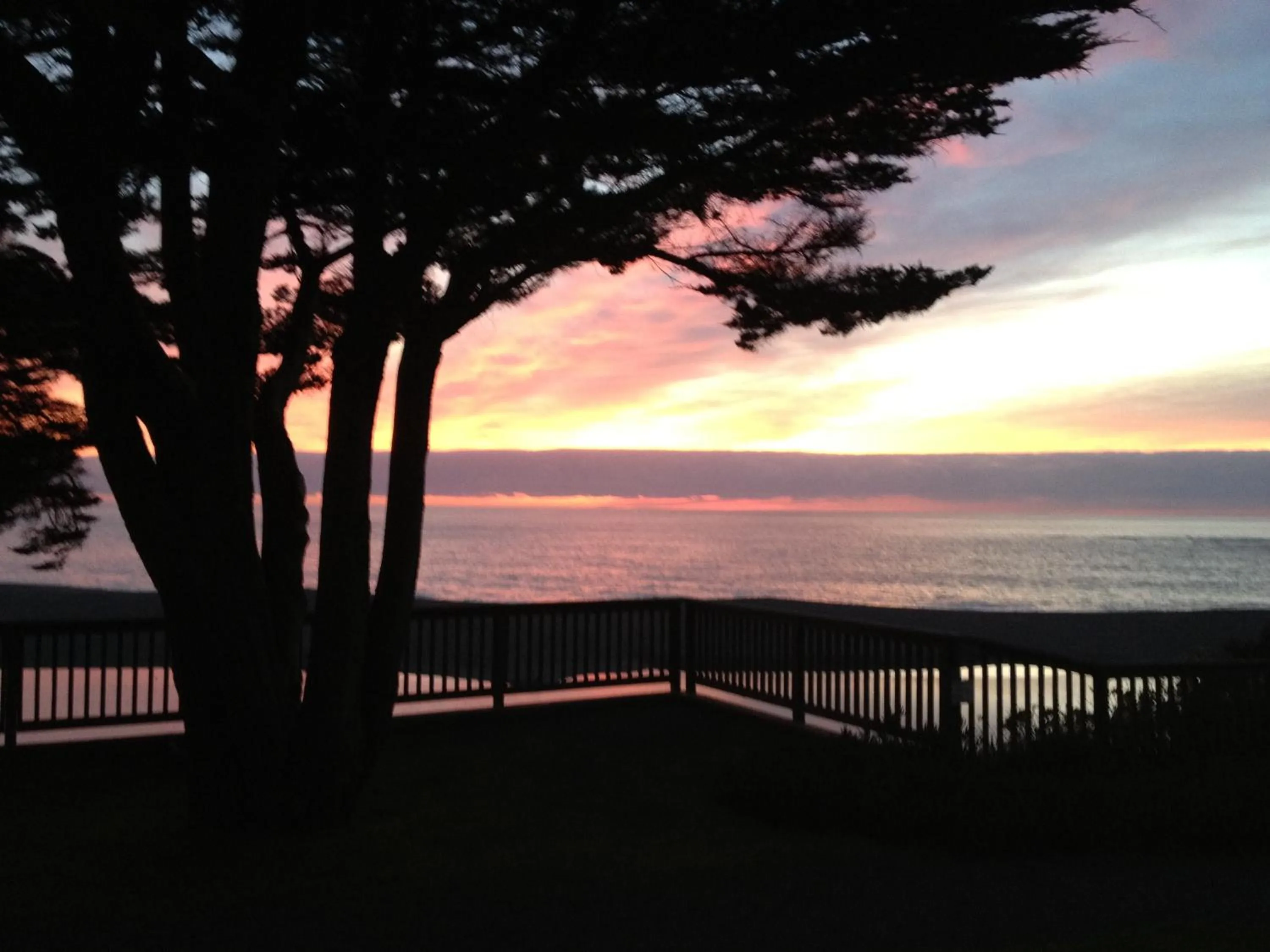 View (from property/room) in Gualala Surf Inn on the ocean bluff