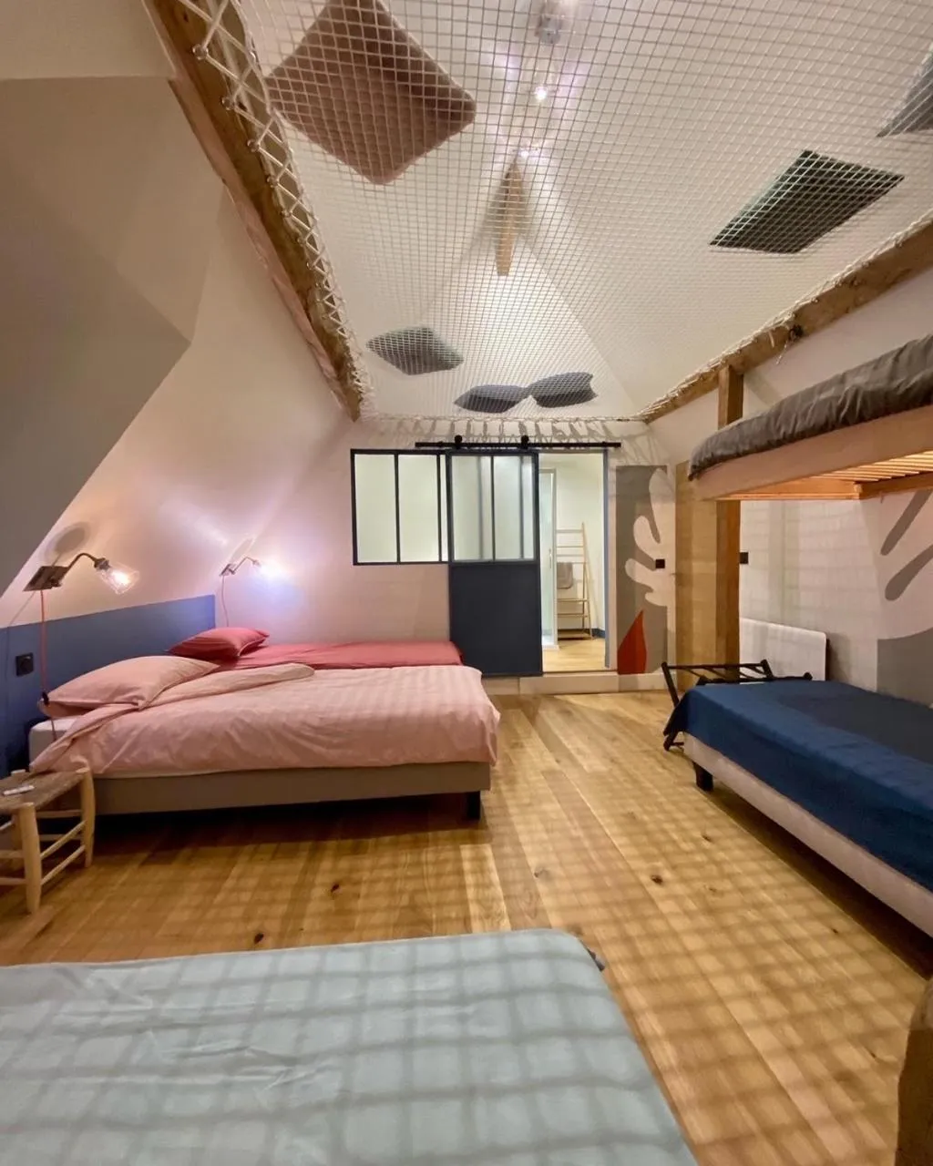 Bed in Domaine de la Bigottière, Chambres d'hôtes