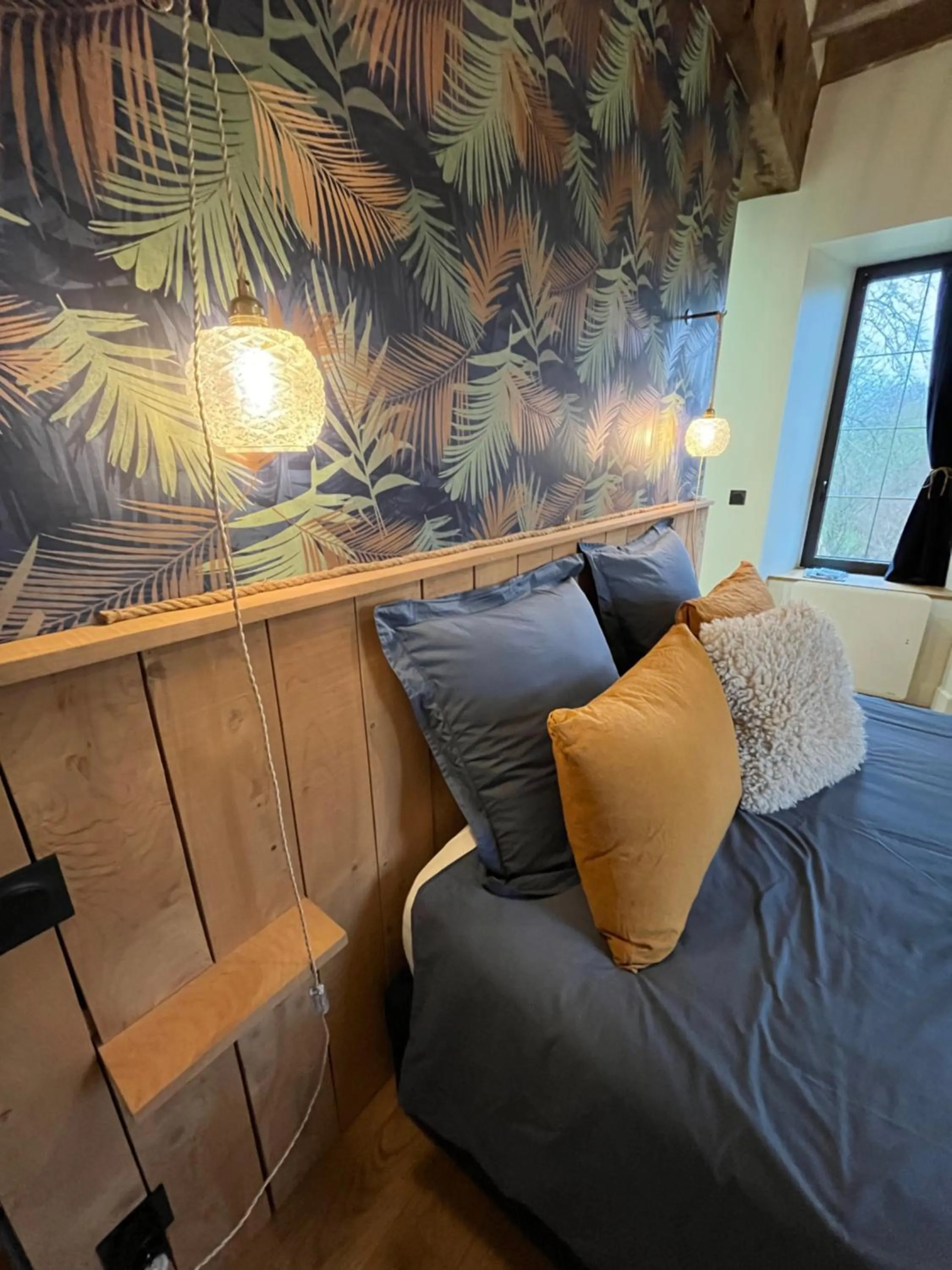 Bed in Domaine de la Bigottière, Chambres d'hôtes