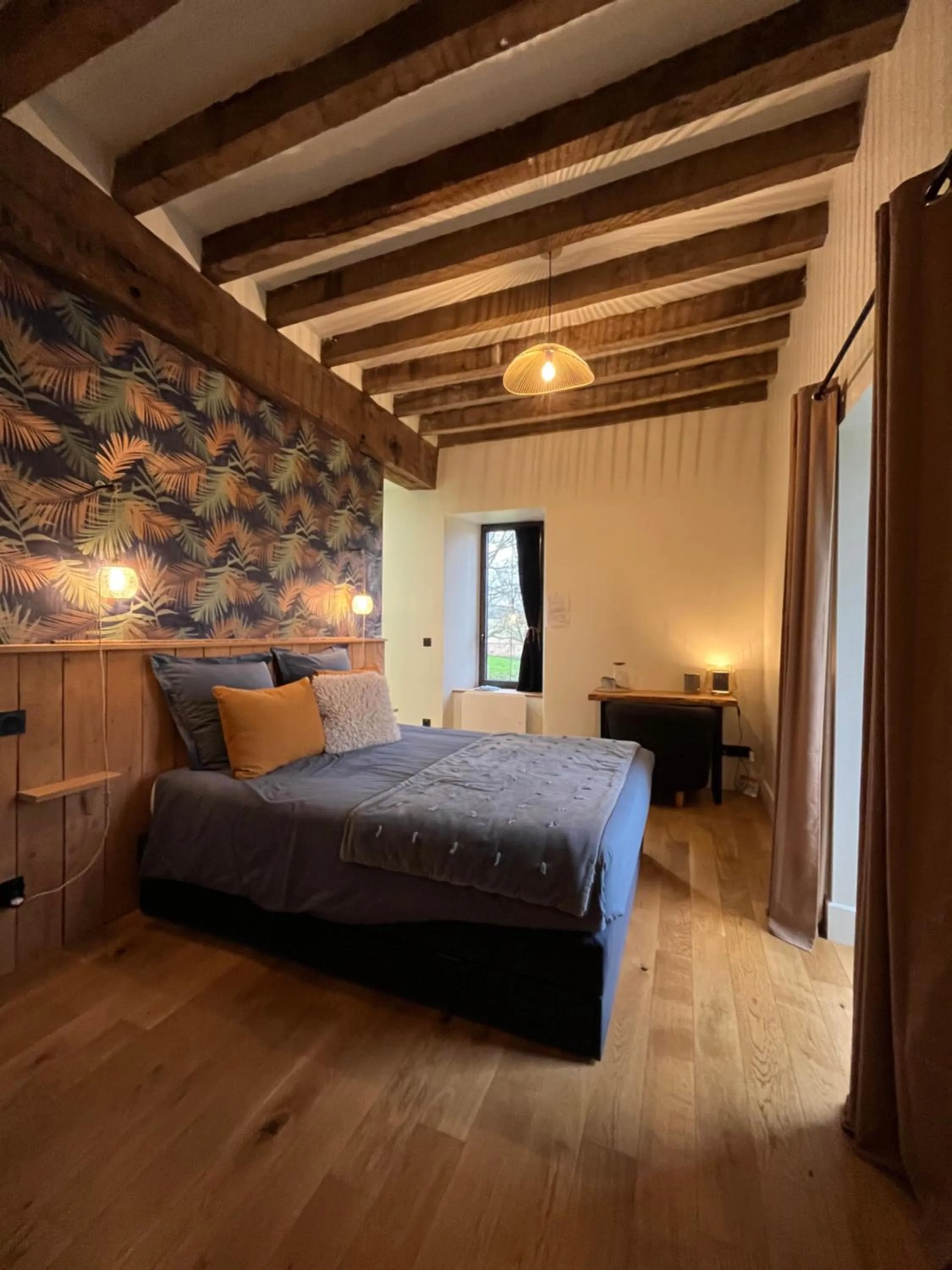 Bed in Domaine de la Bigottière, Chambres d'hôtes
