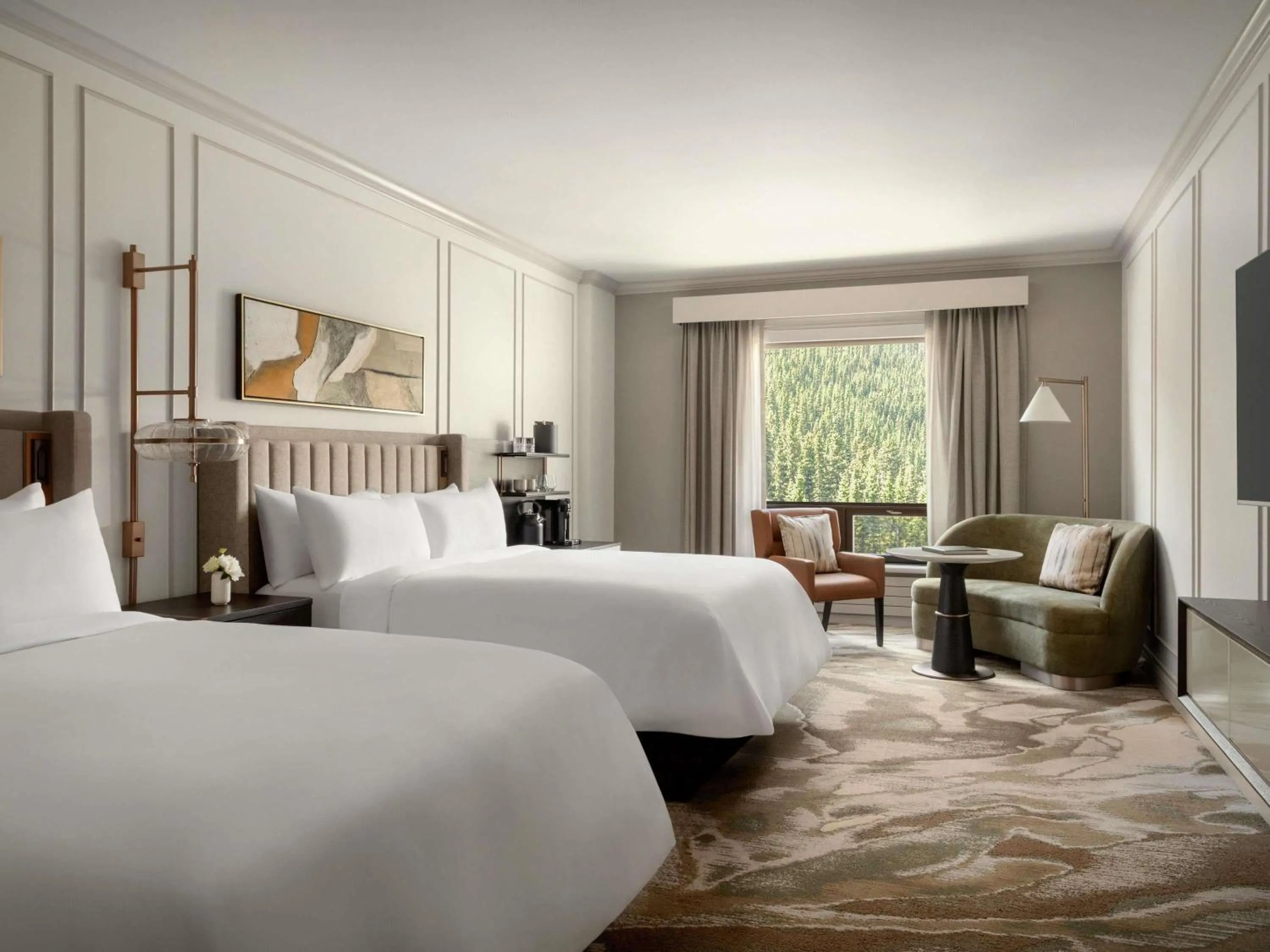 Bedroom, Bed in Fairmont Château Lake Louise