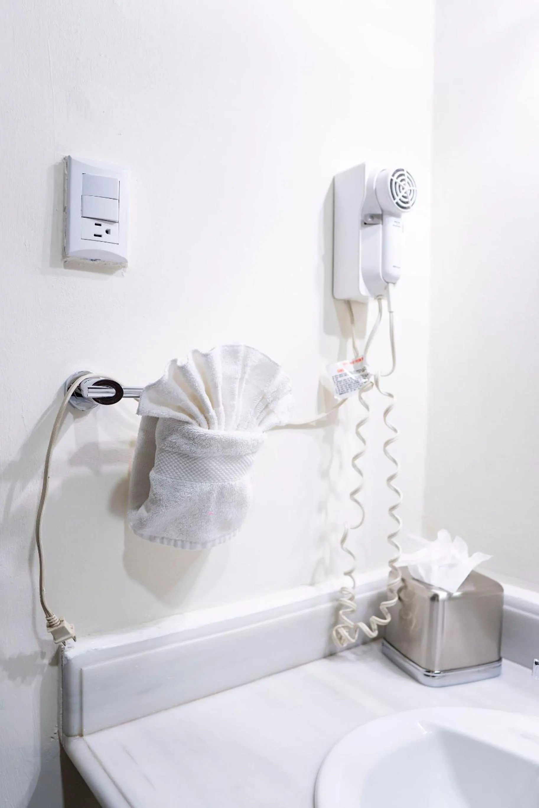 hair dryier in Casa Noble Hotel