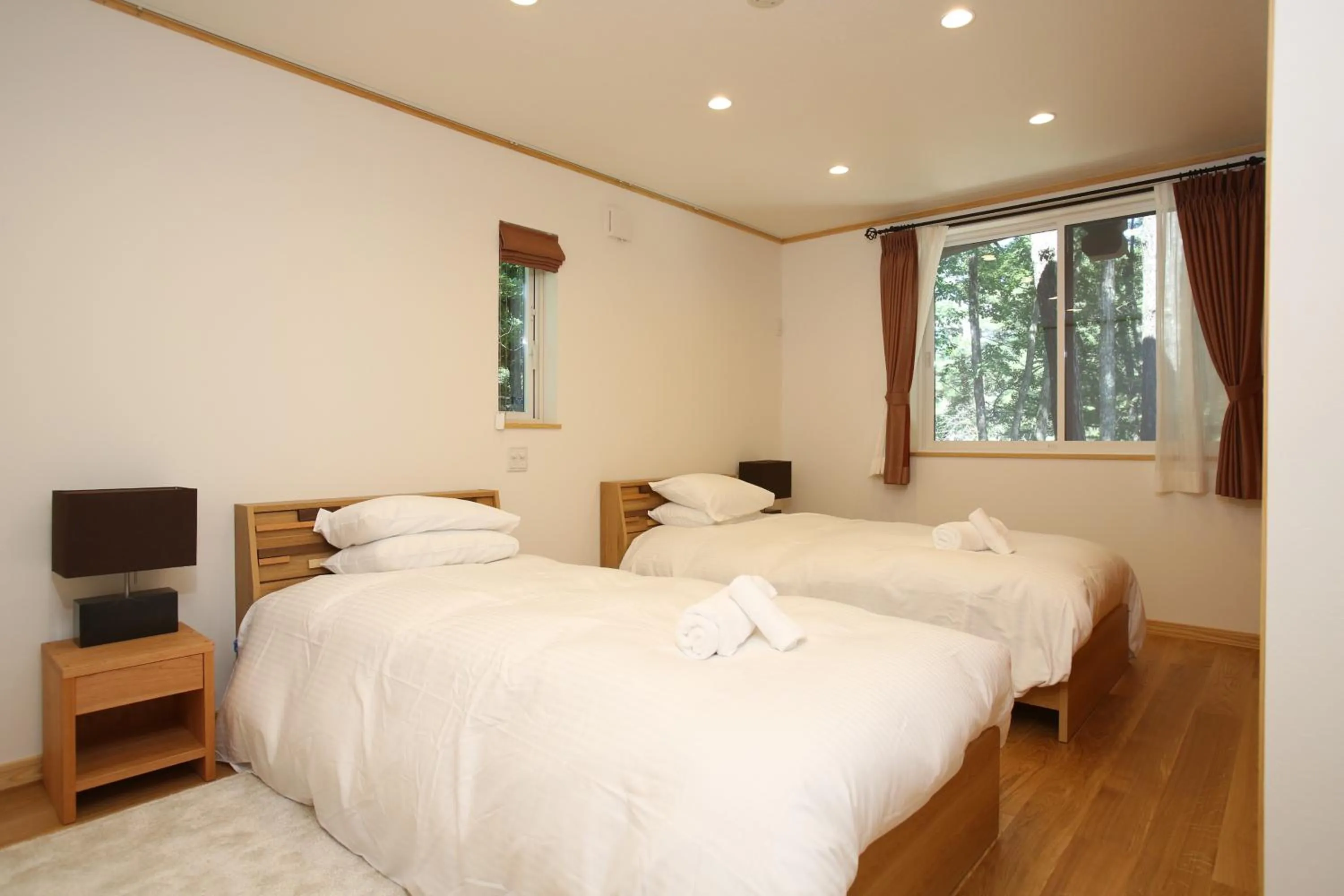 Bedroom, Bed in Villa Bavaria by Hakuba White Fox Company