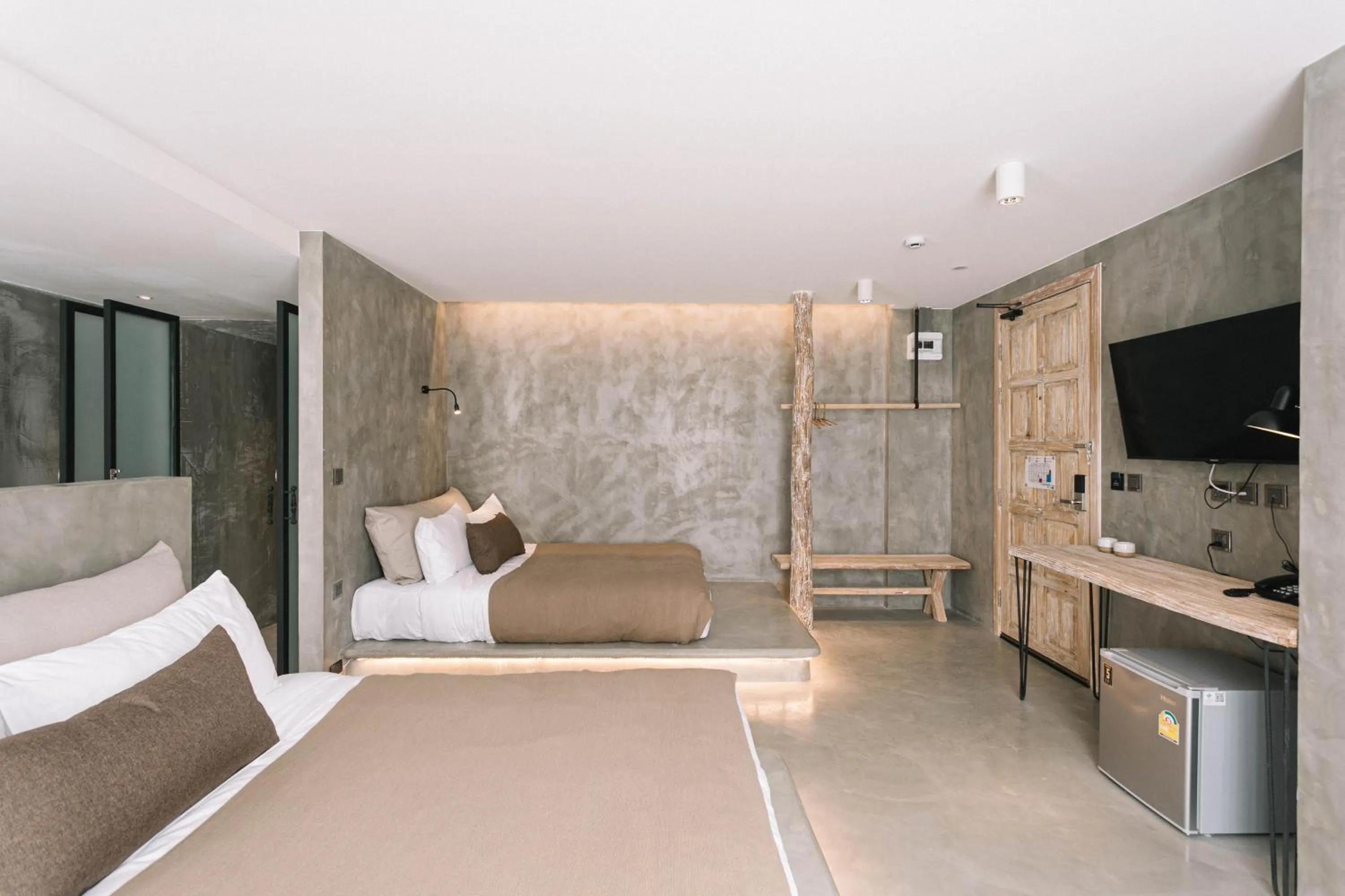 TV and multimedia, Bed in Glory Wabi Sabi Hotel 清迈古城荣耀侘寂酒店