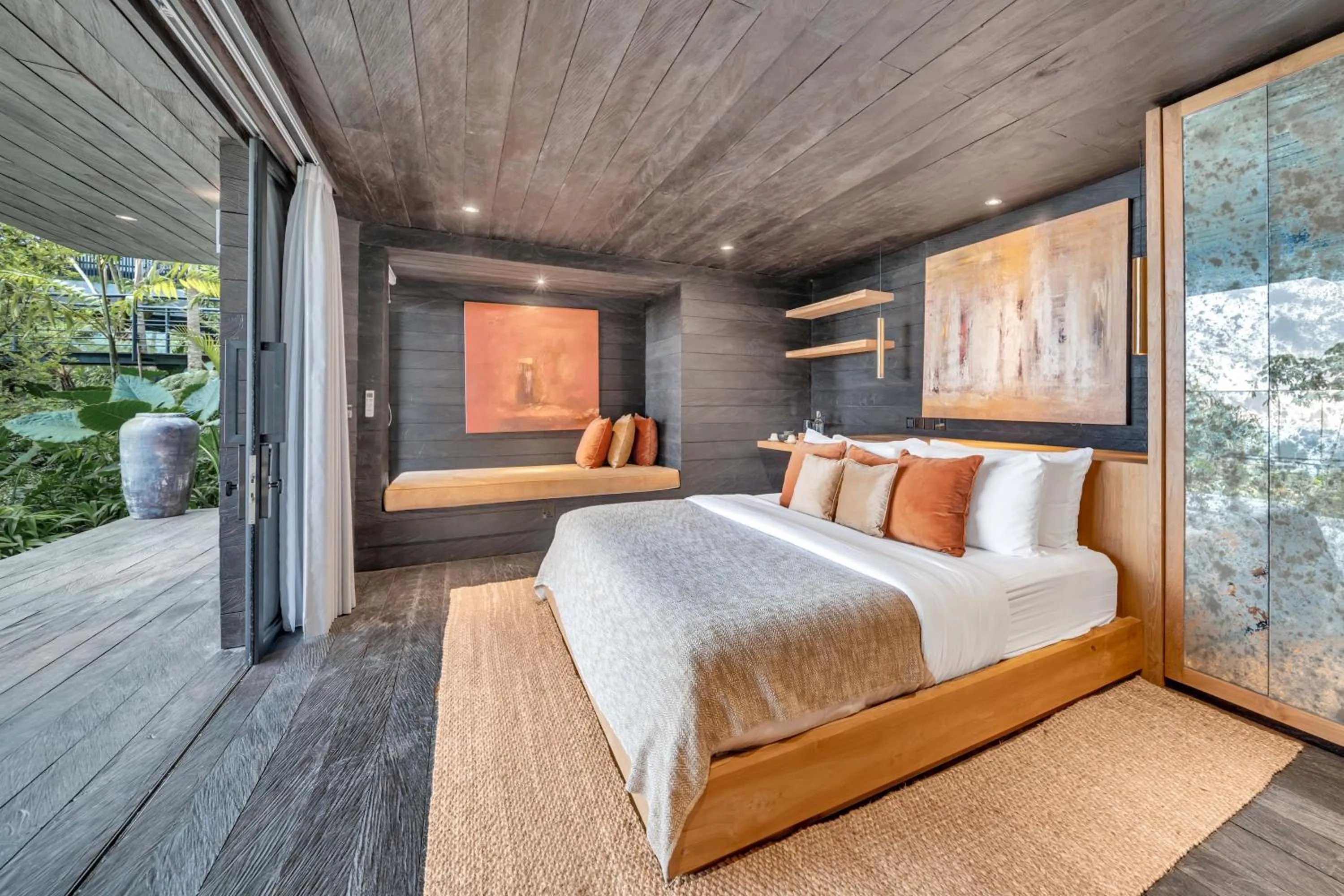 Property building, Bed in Munduk Cabins