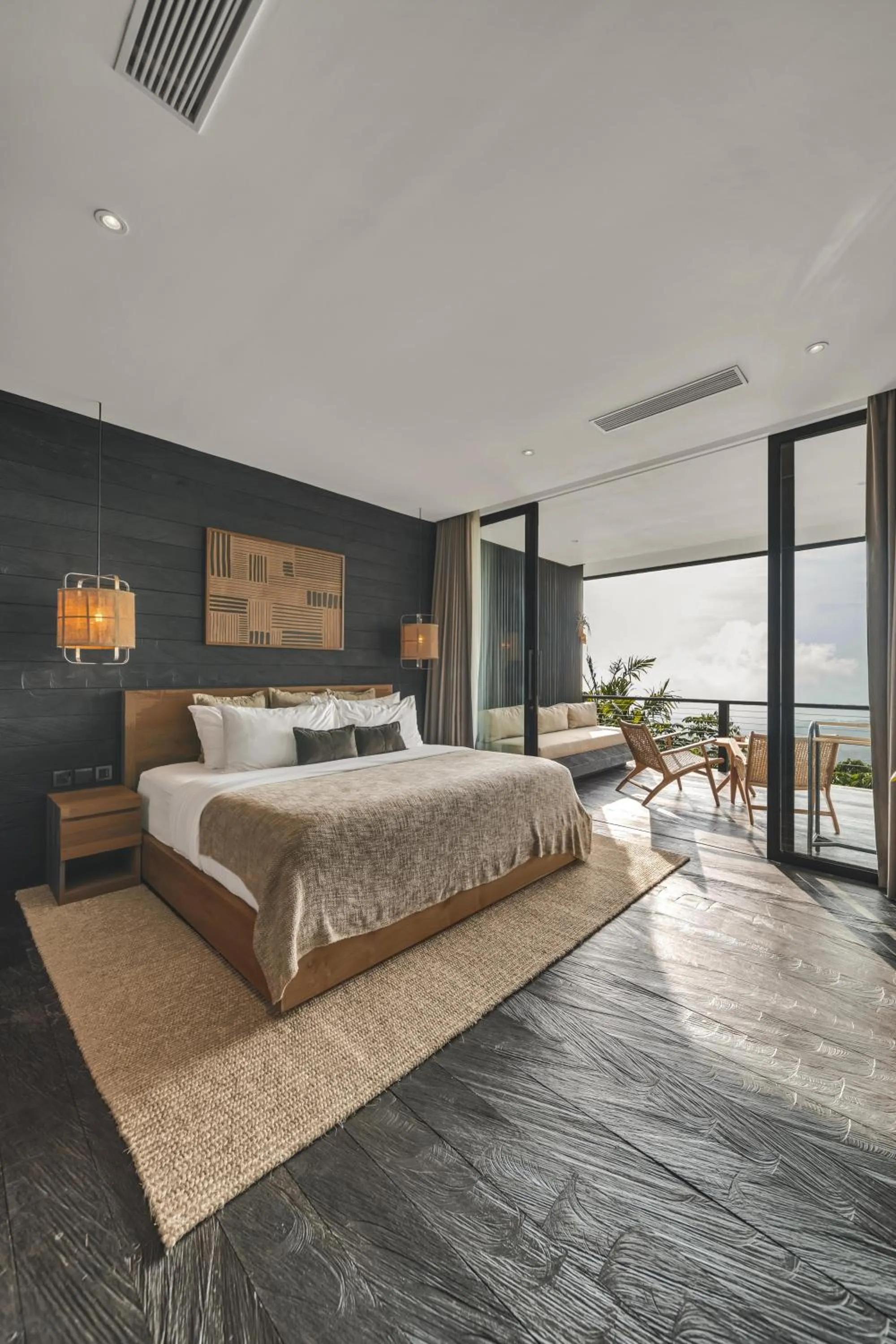 Bedroom, Bed in Munduk Cabins