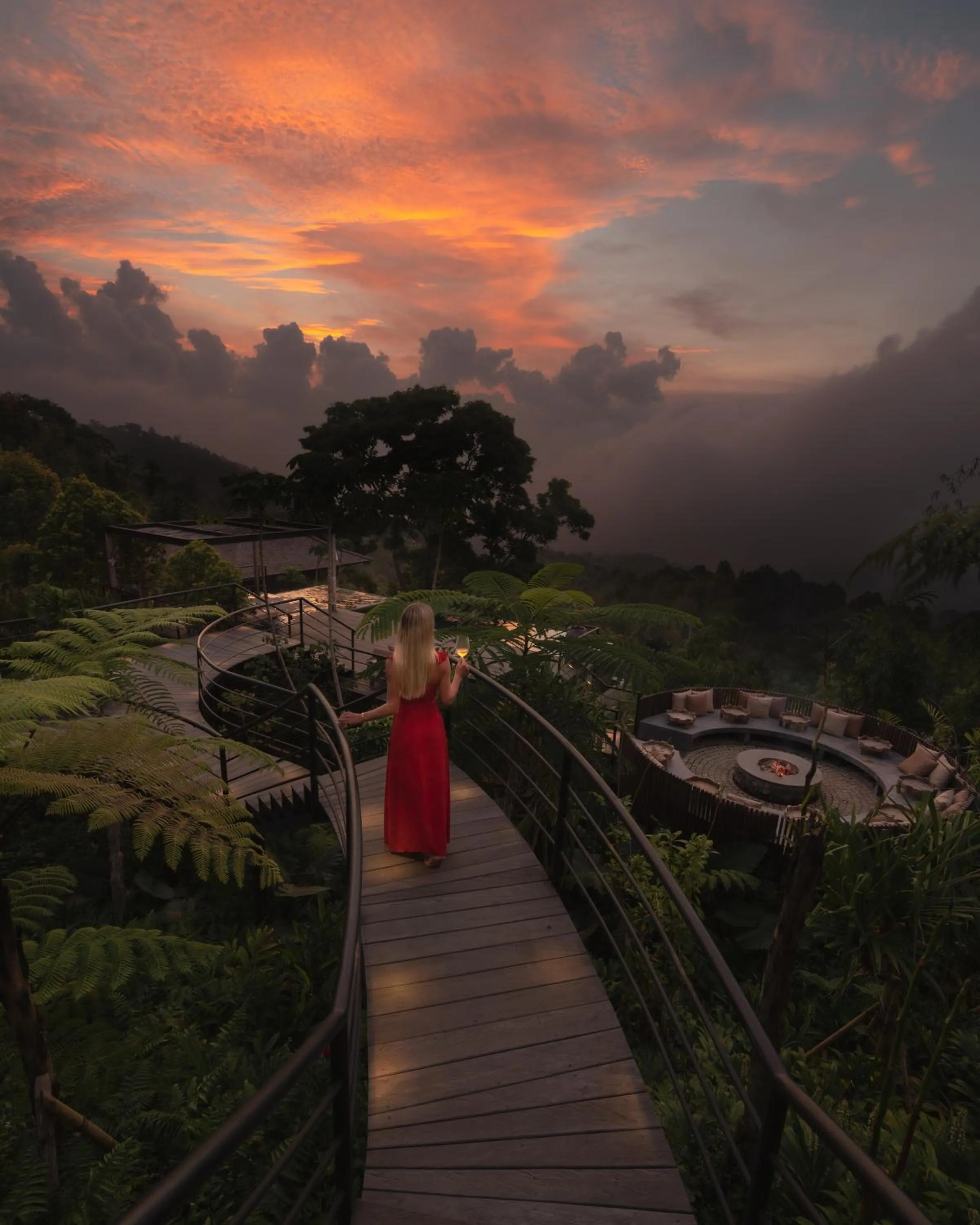 View (from property/room) in Munduk Cabins