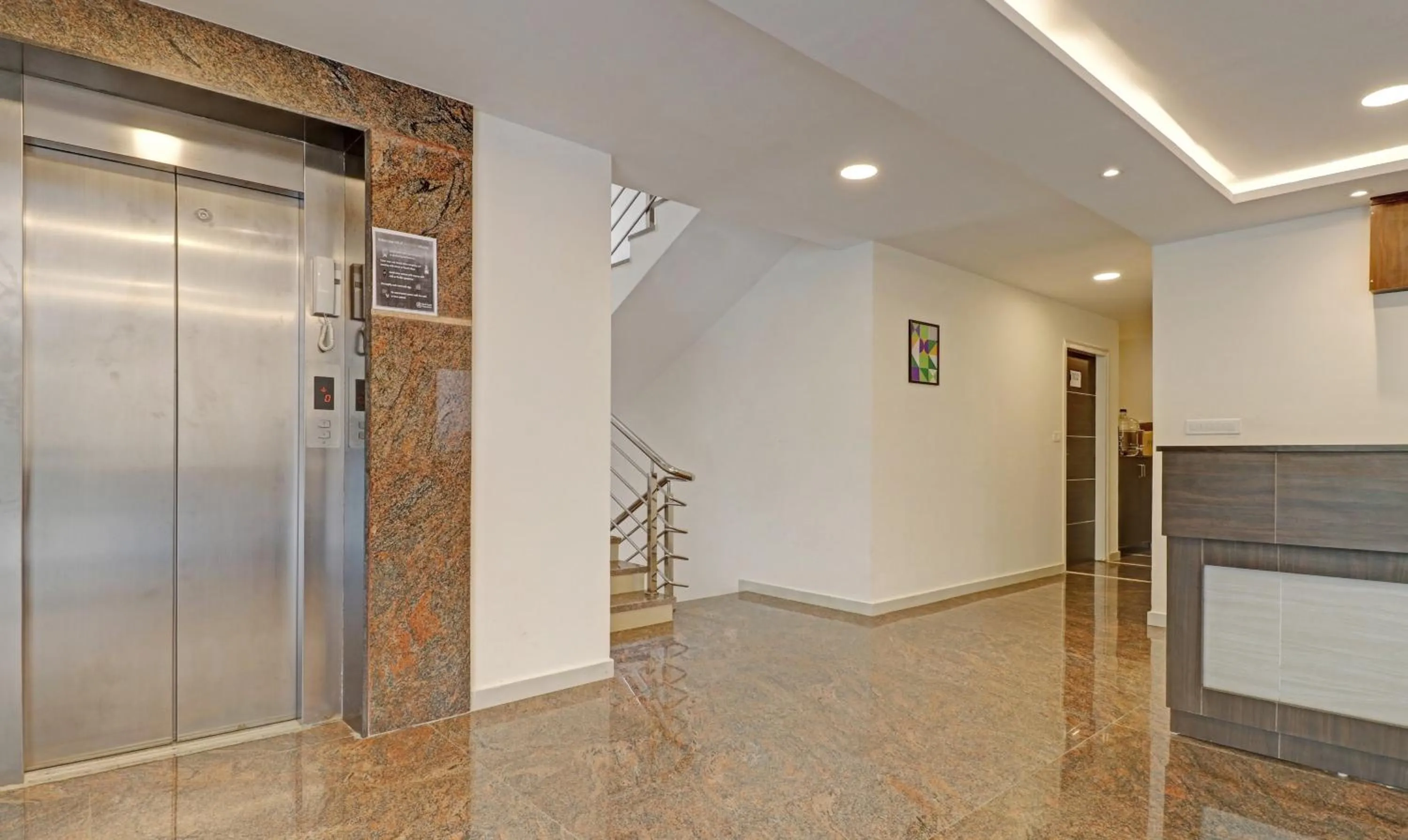 elevator in Treebo Fortune Stay