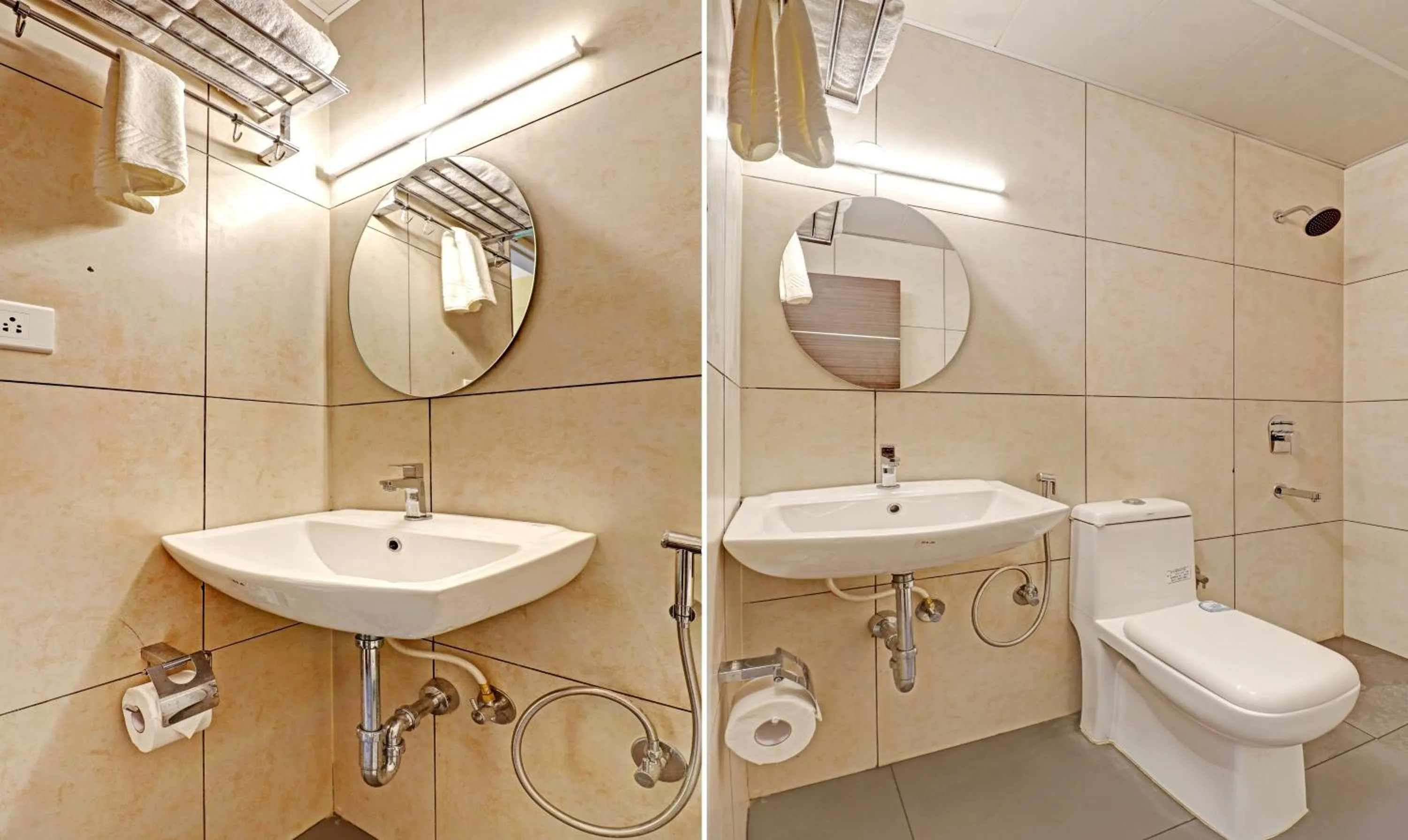 Toilet in Treebo Fortune Stay