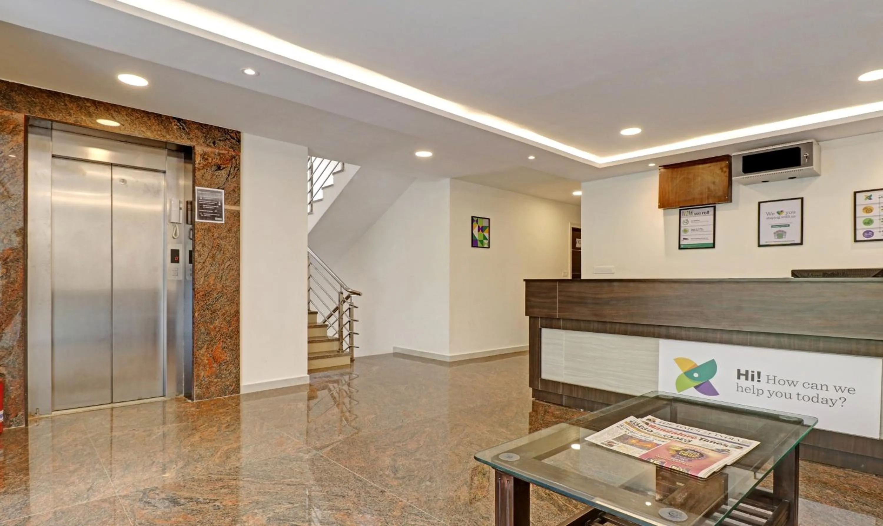 elevator in Treebo Fortune Stay