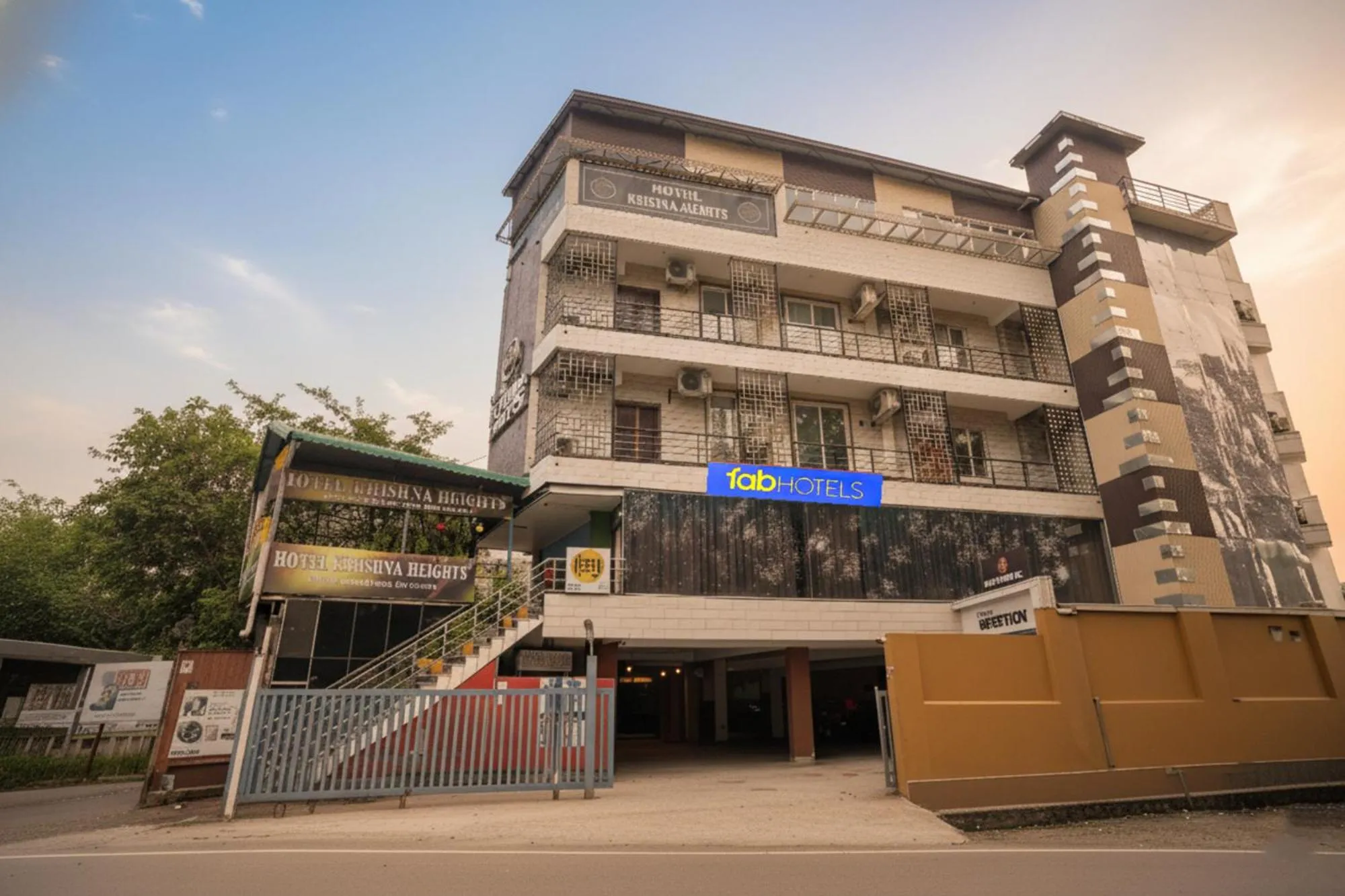 Facade/entrance in FabHotel Krishna Heights