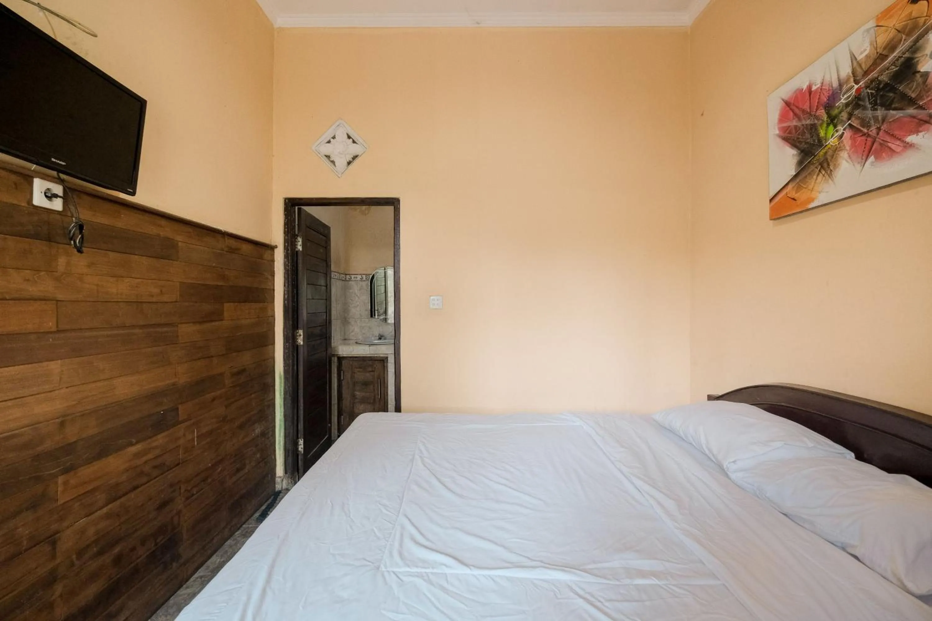 Bed in Pelangi Homestay Bedugul RedPartner