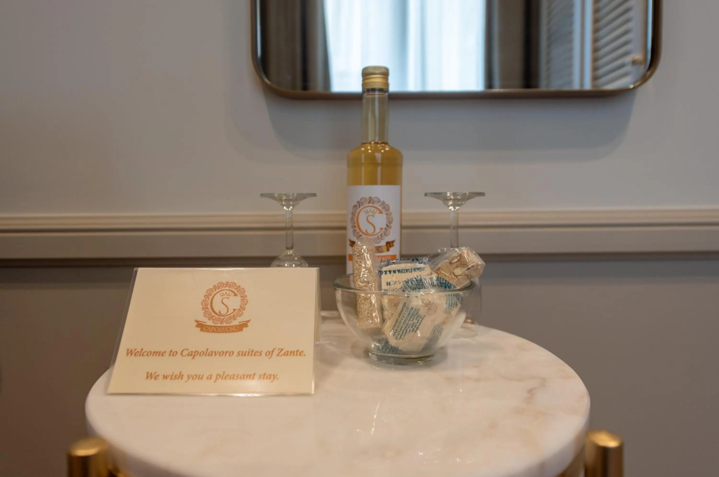 Drinks in Capolavoro Suites