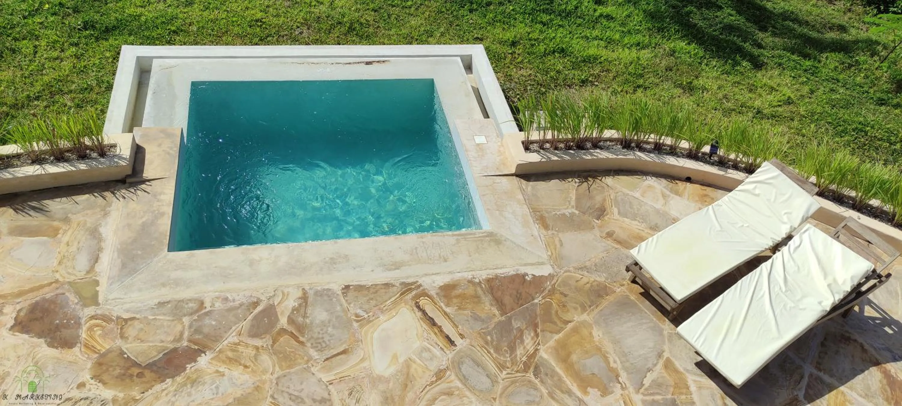 Pool view in Amani Villas Nature Retreat