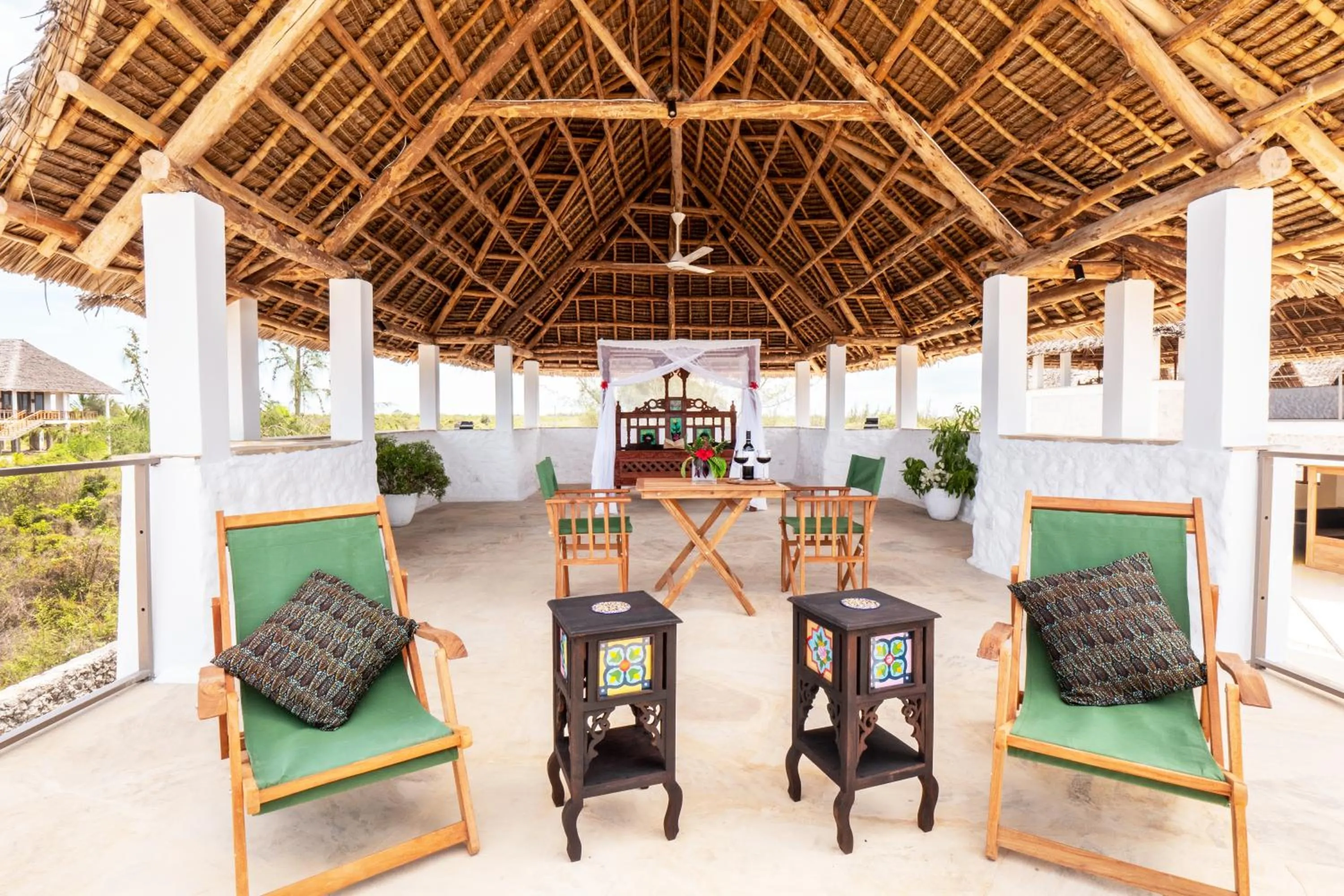 Balcony/Terrace in Amani Villas Nature Retreat