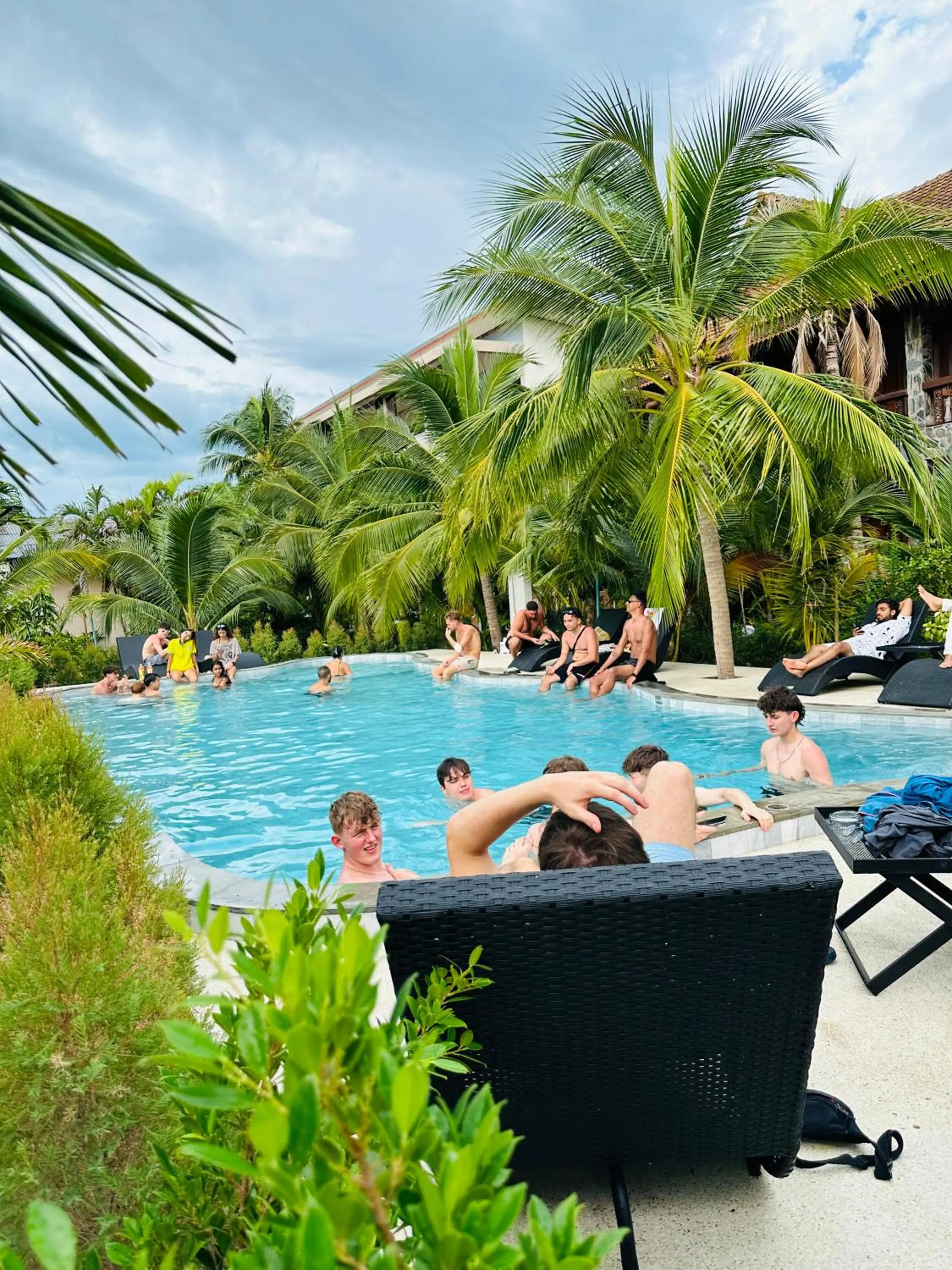 Swimming pool in Family House Resort, Haad Rin