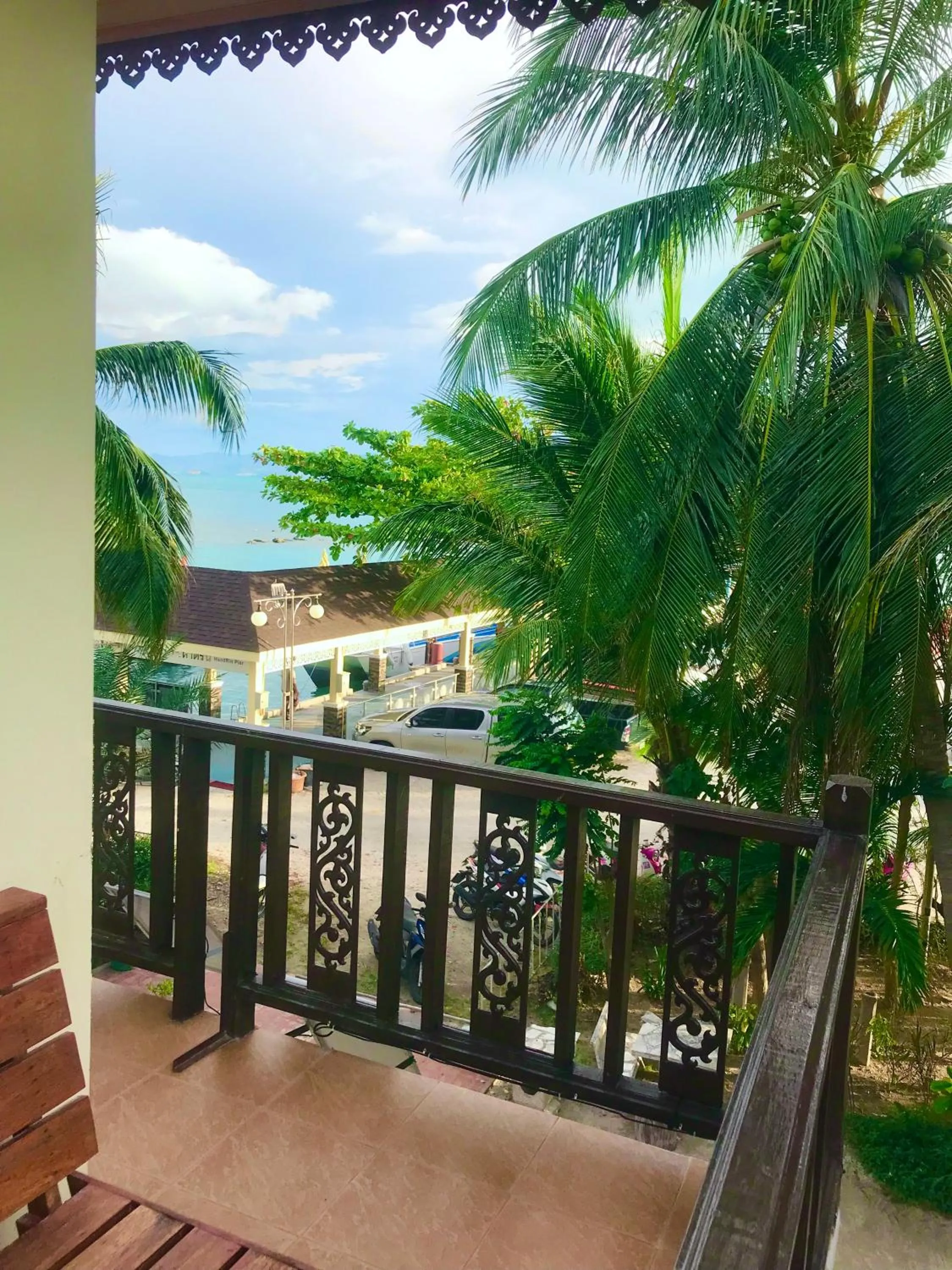 Sea view in Family House Resort, Haad Rin