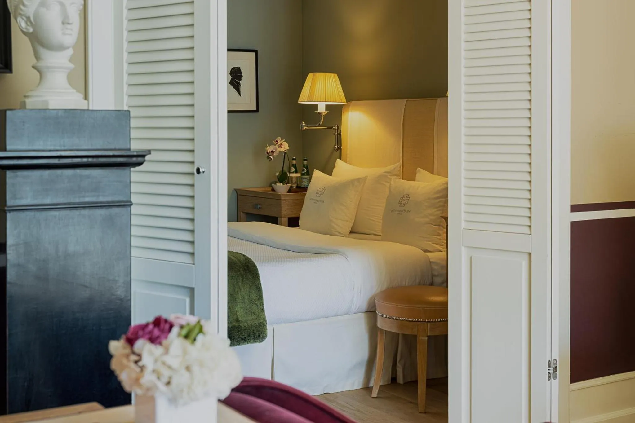 Decorative detail, Bed in House of Hütter- Heidelberg Suites Boutique