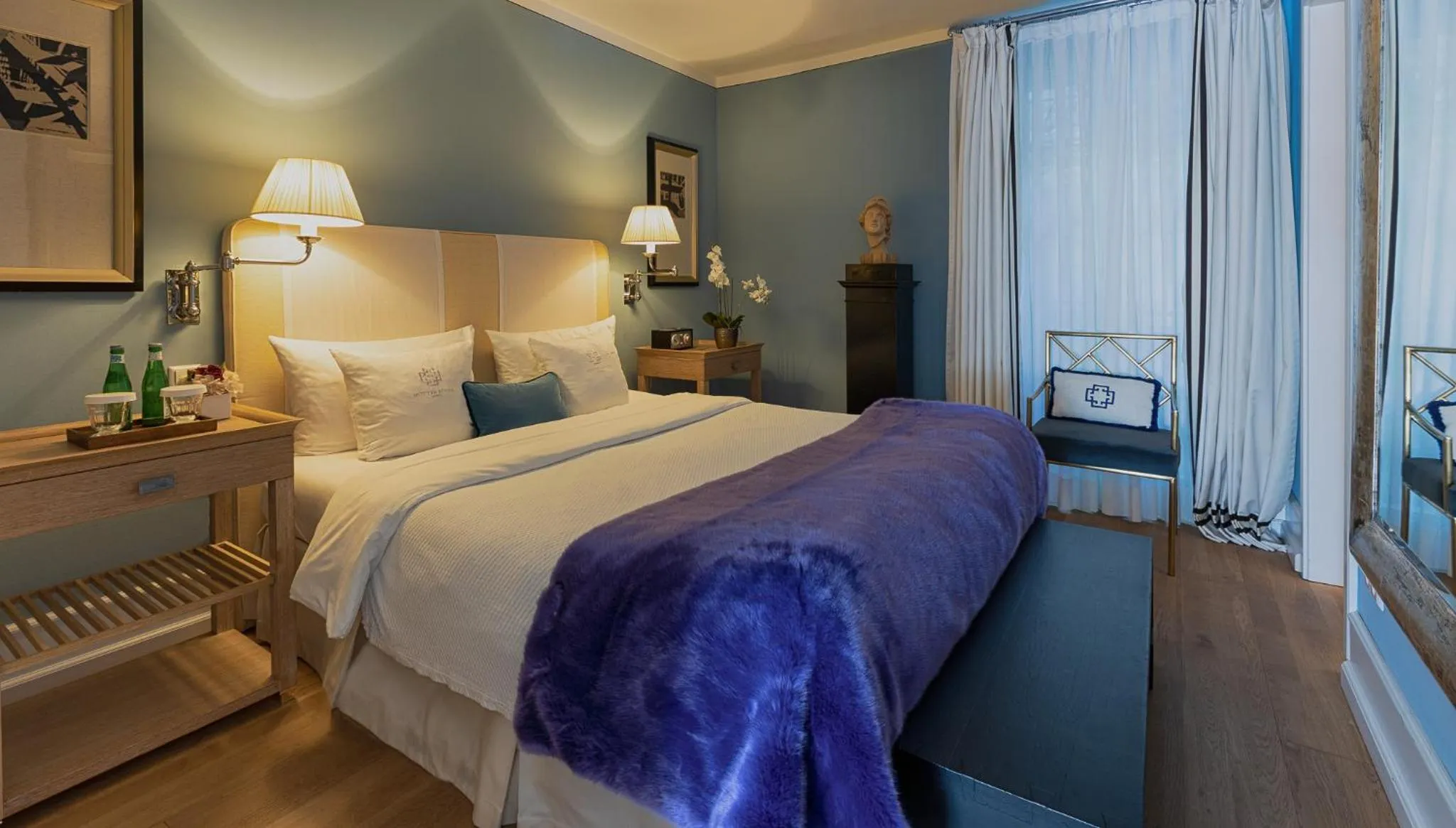 Bed in House of Hütter- Heidelberg Suites Boutique