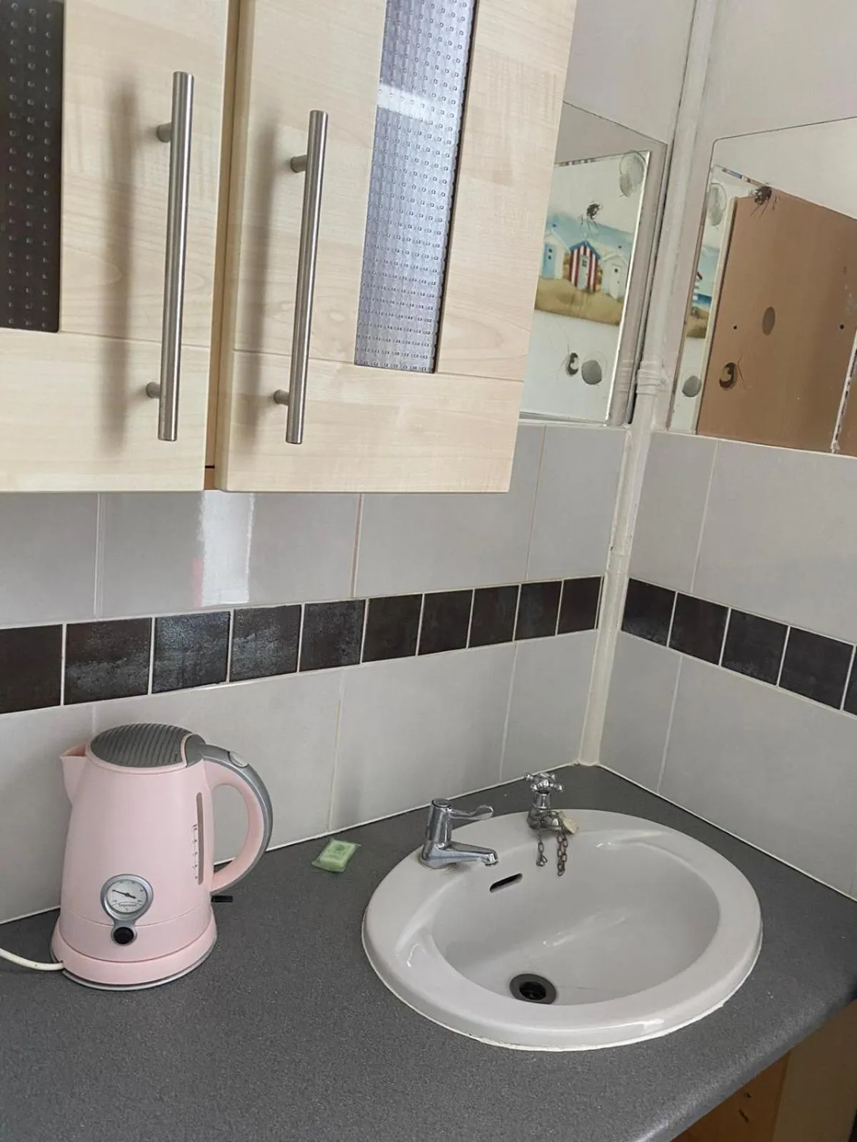 Communal kitchen in Mellory hotel