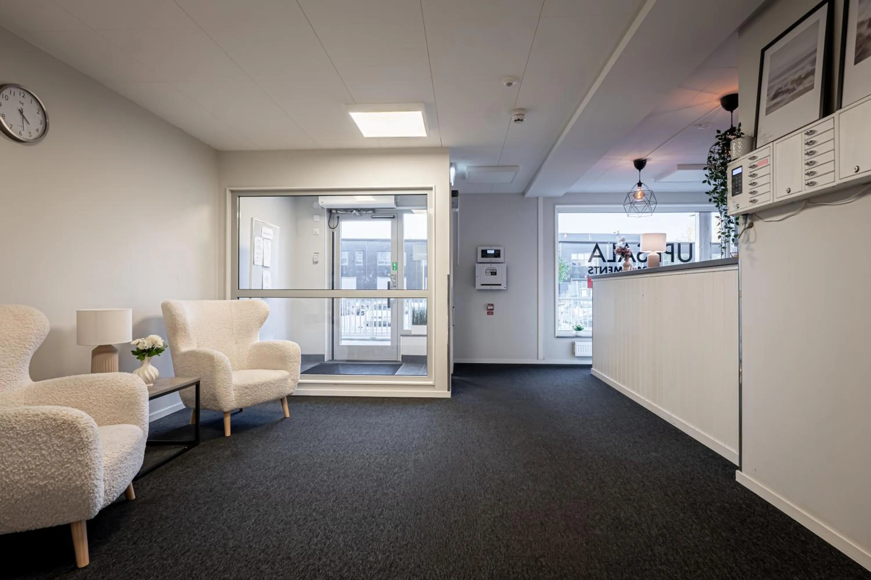 Lobby or reception in Uppsala Hotel Apartments