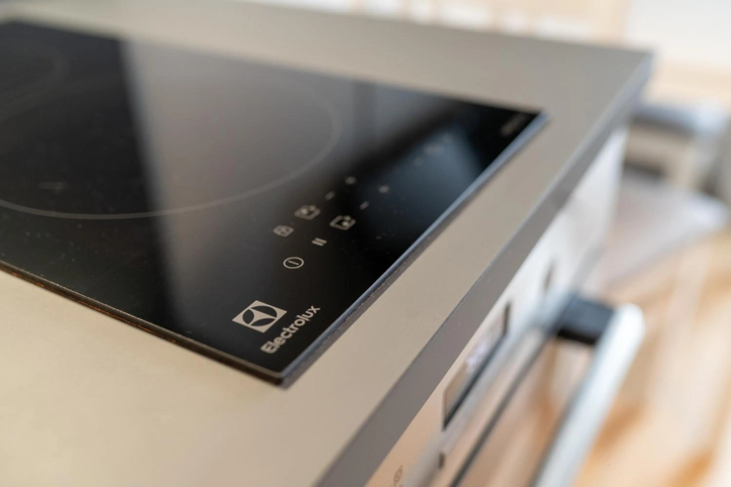 Kitchen or kitchenette in Uppsala Hotel Apartments