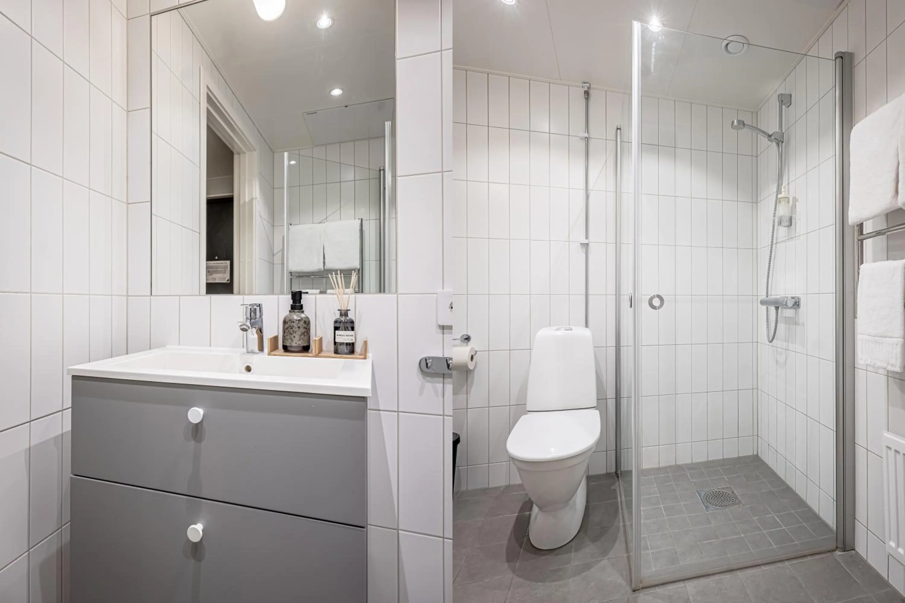 Bathroom in Uppsala Hotel Apartments