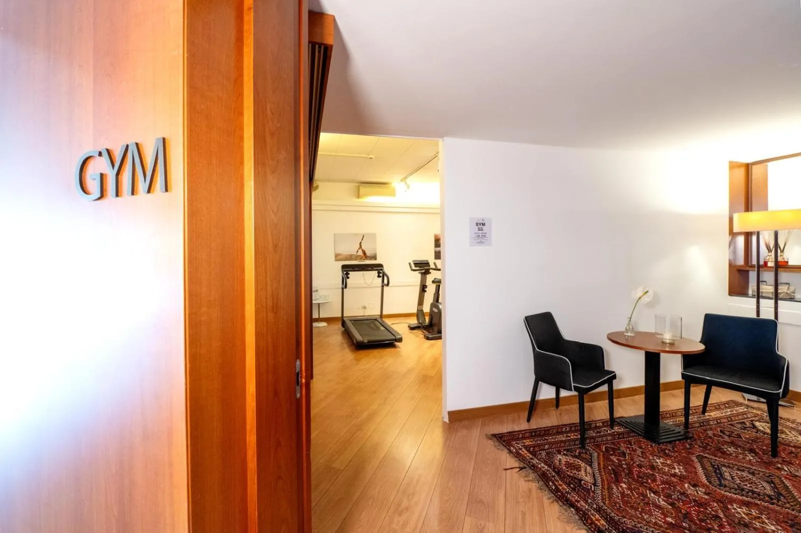 Fitness centre/facilities in Porta Altinia Suites