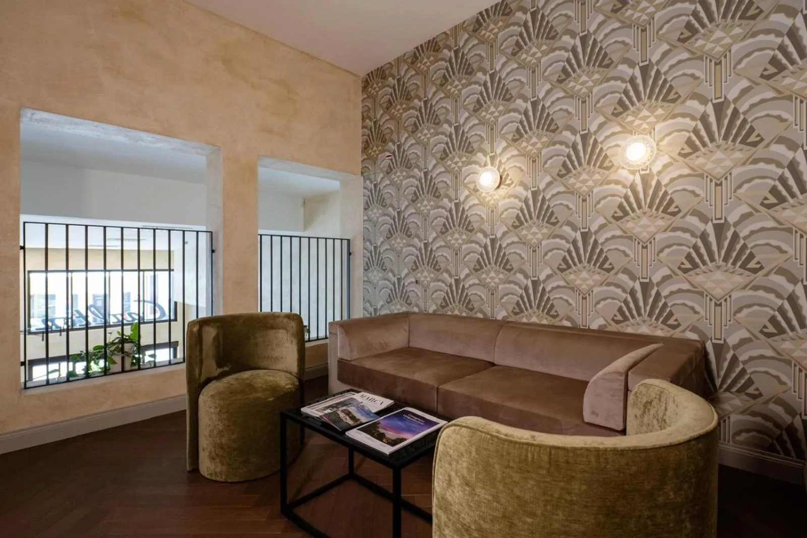 Living room in Porta Altinia Suites