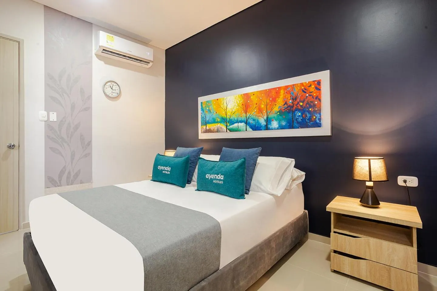 Bed in Montepinares Apartaestudios