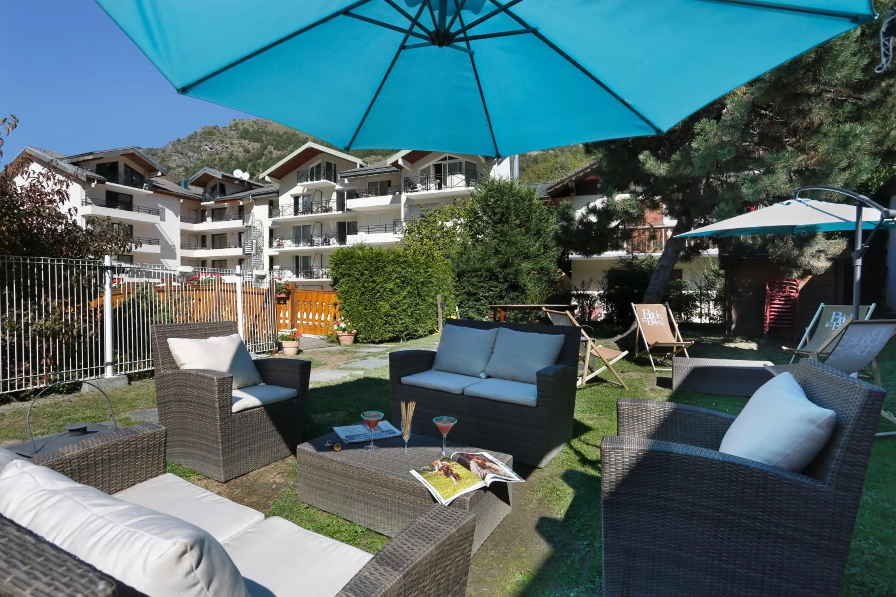 Patio in Hotel Amélie